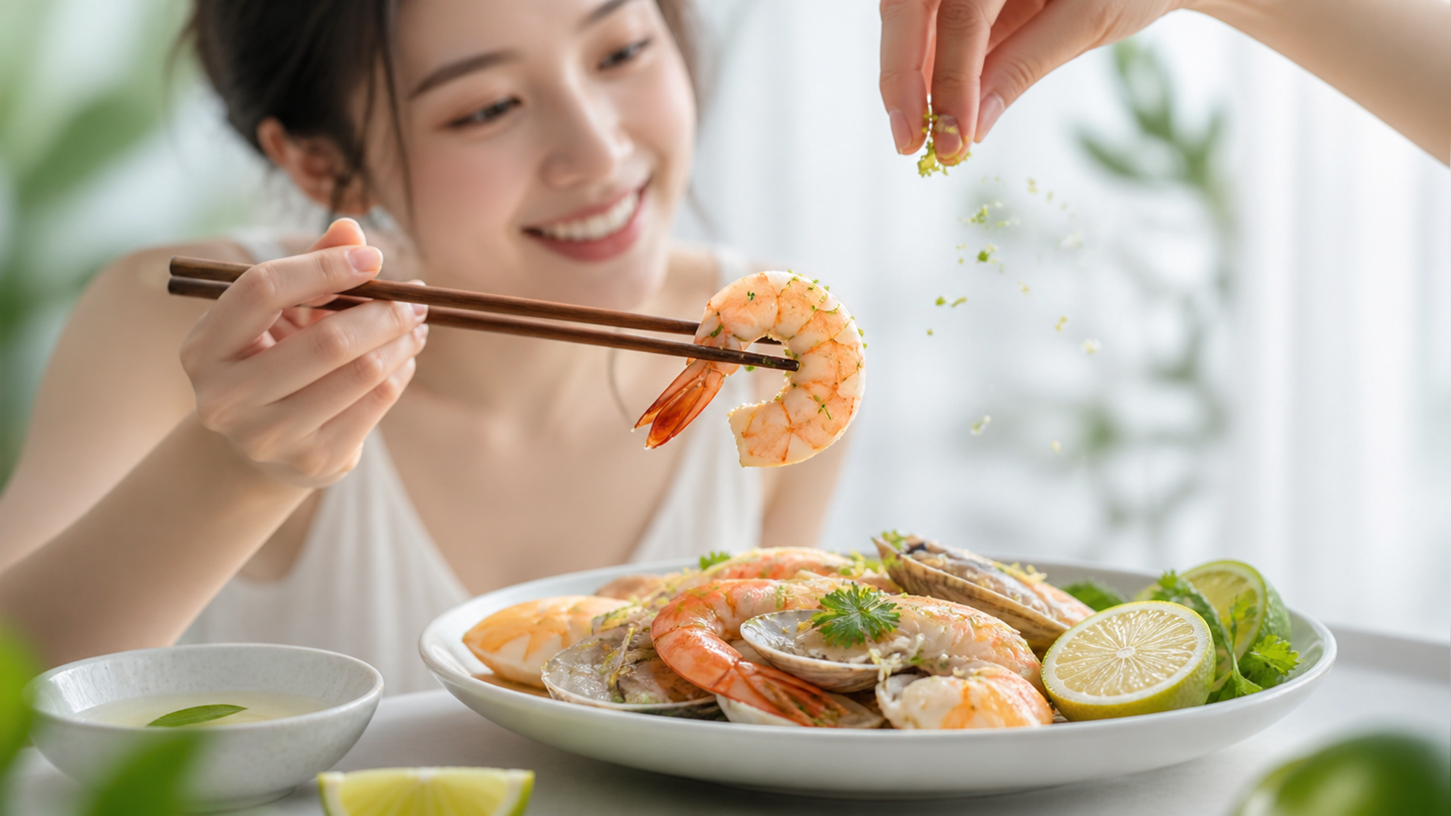 夏天吃海鲜怕生？全熟也清爽的点单公式