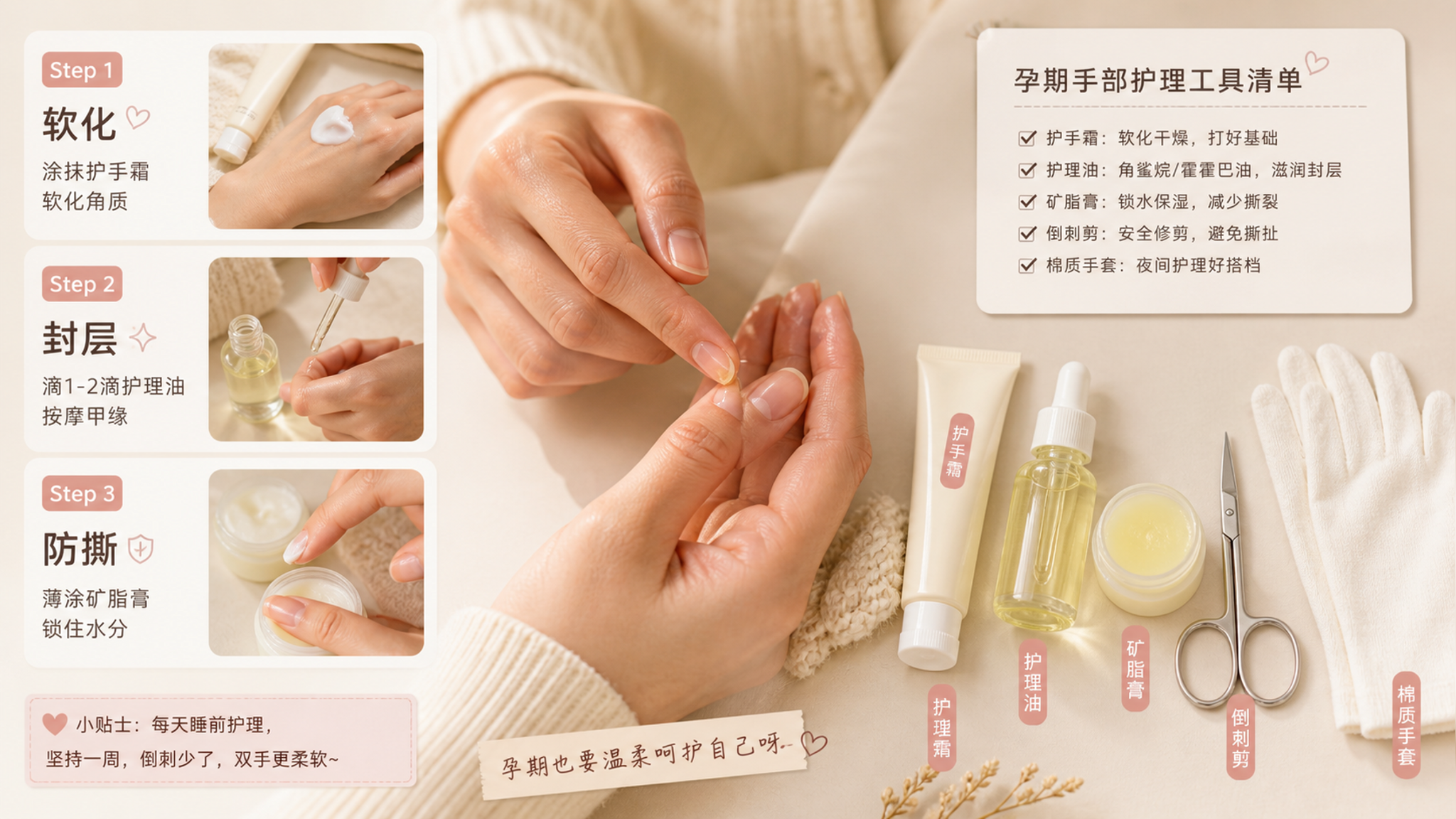孕期倒刺别硬撕：3步甲周SPA止痛又不反复