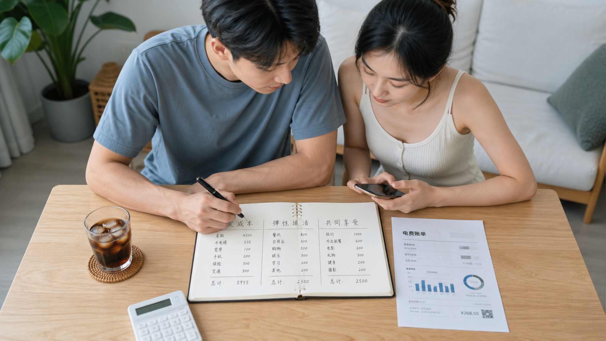 夏天账单变大别硬扛：三张表把钱说清楚