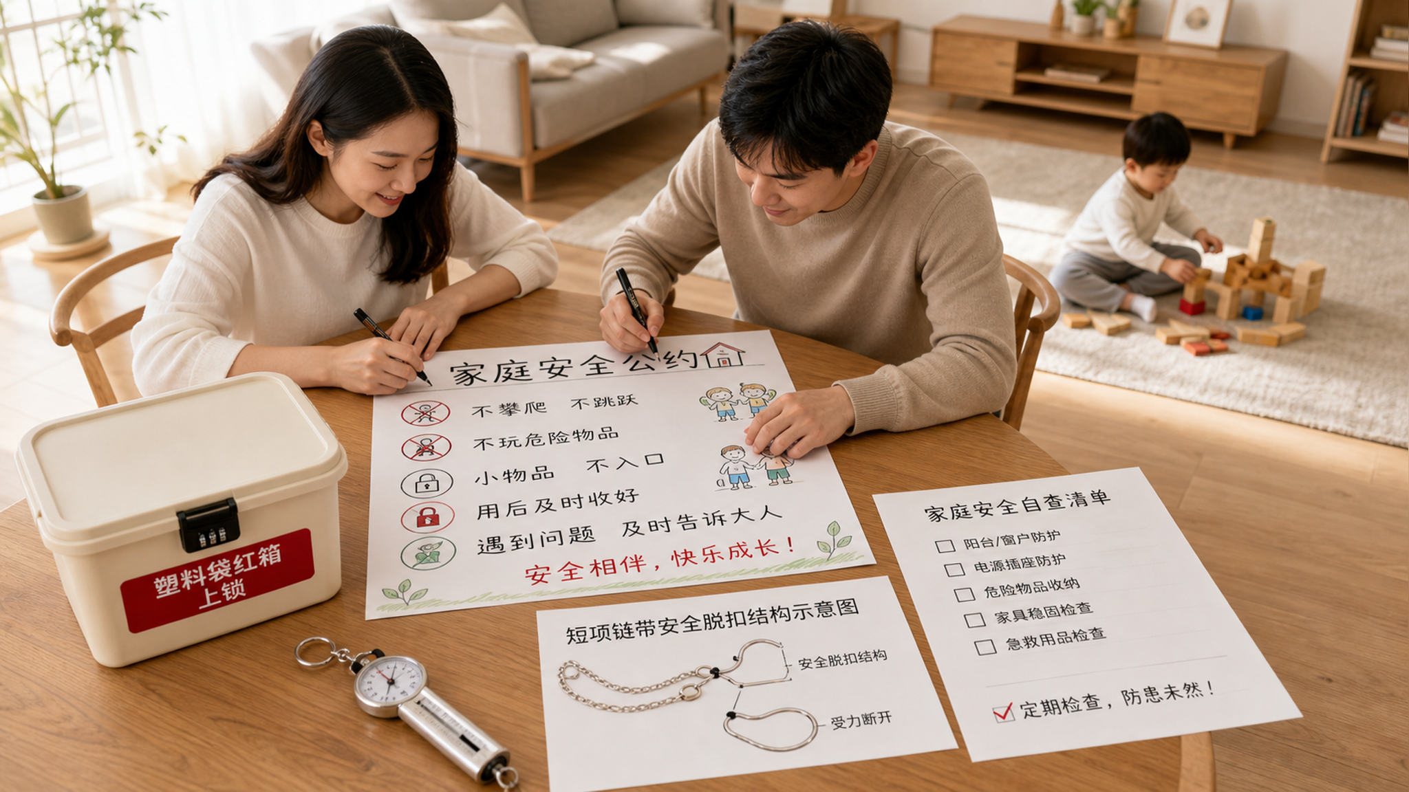 别再争了：用两组小实验定下家庭安全公约