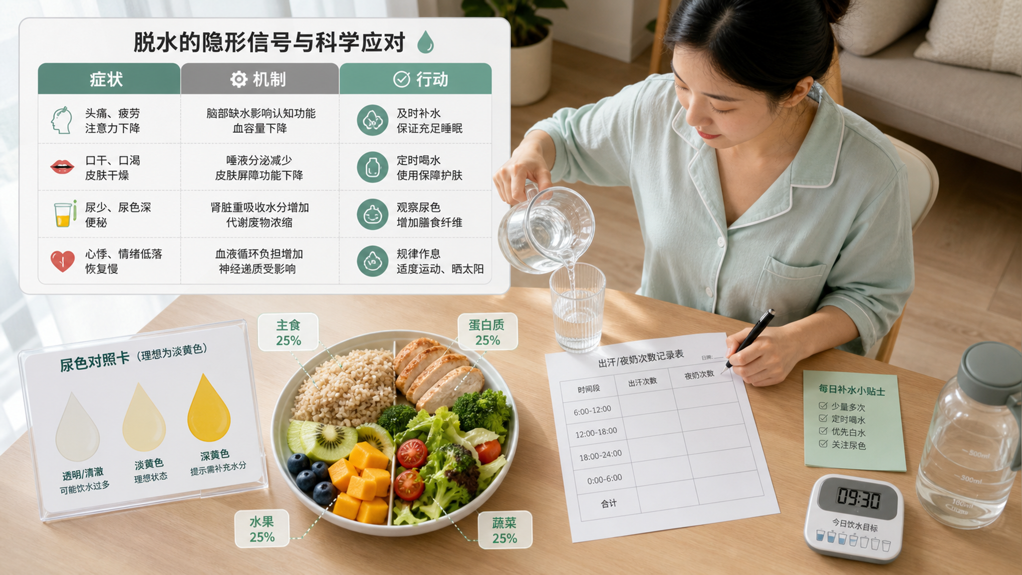夏天月子别滴盐不沾：头晕乏力可能是低钠