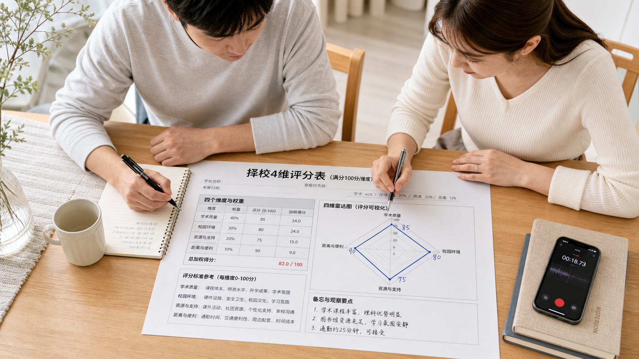 择校别看装修：用4维打分找“理念匹配”