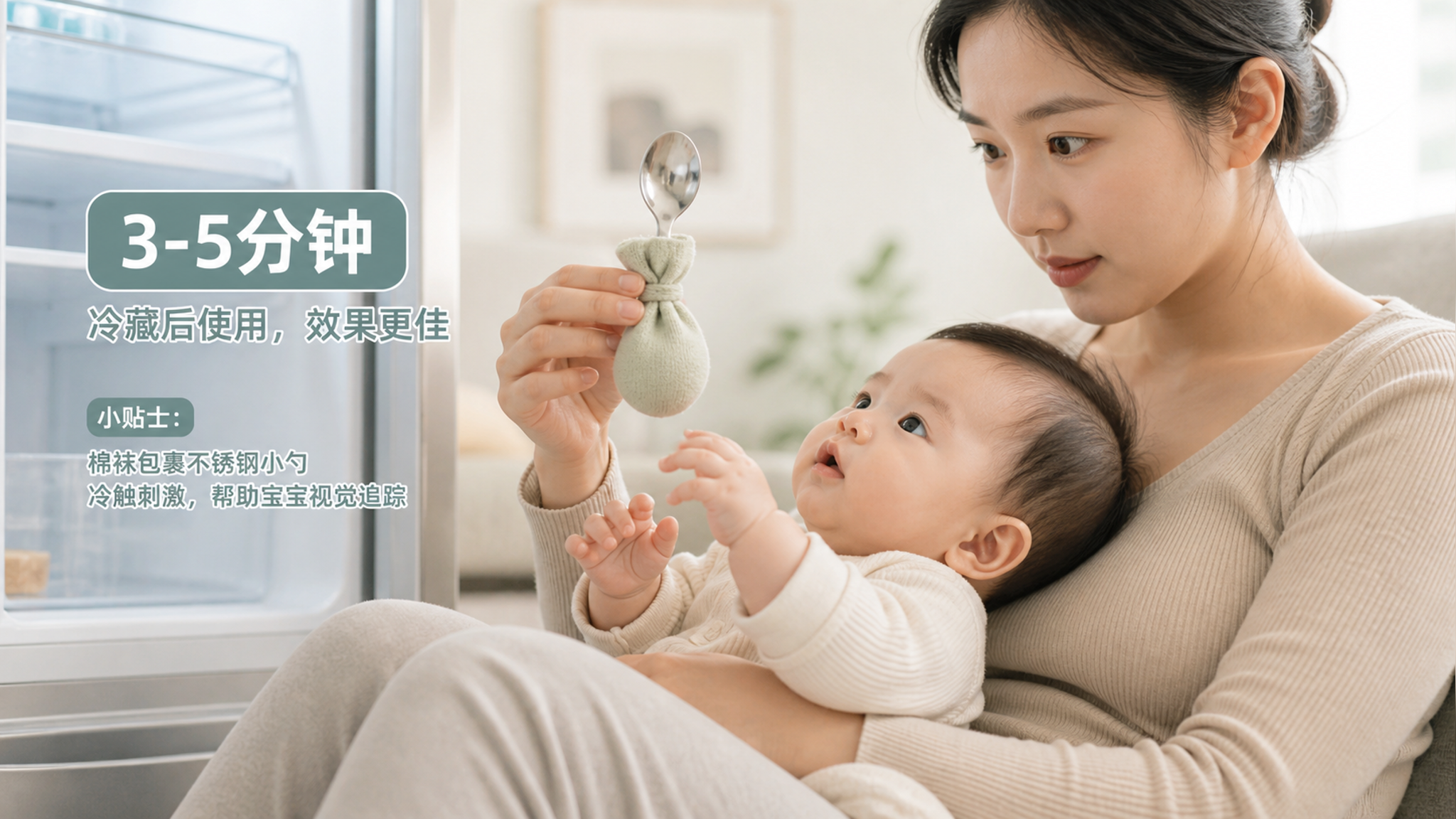 30℃黏到闹？勺子套袜冷触靶标，15分钟陪玩降躁