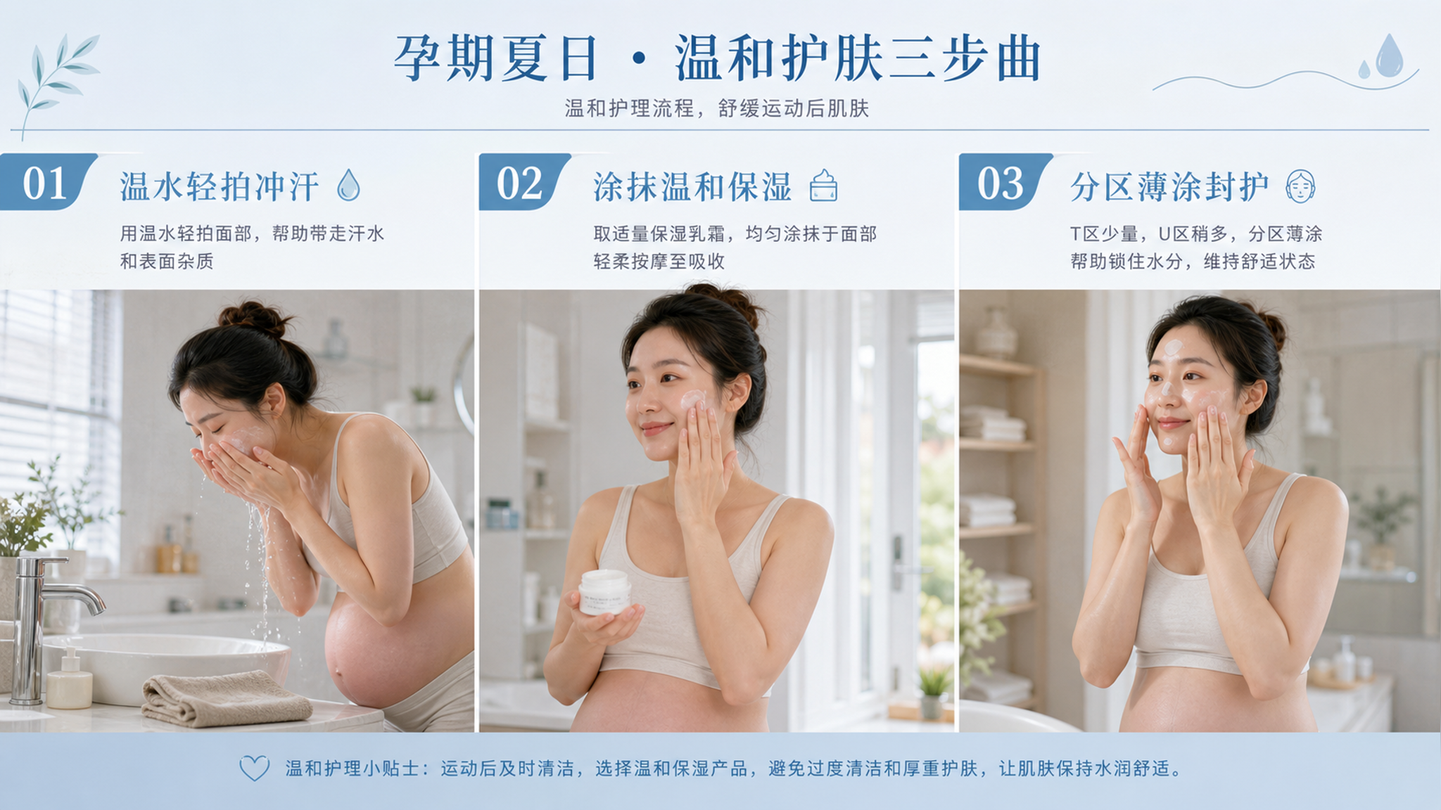 一出汗就脸红刺痛？孕期3分钟温和急救流程
