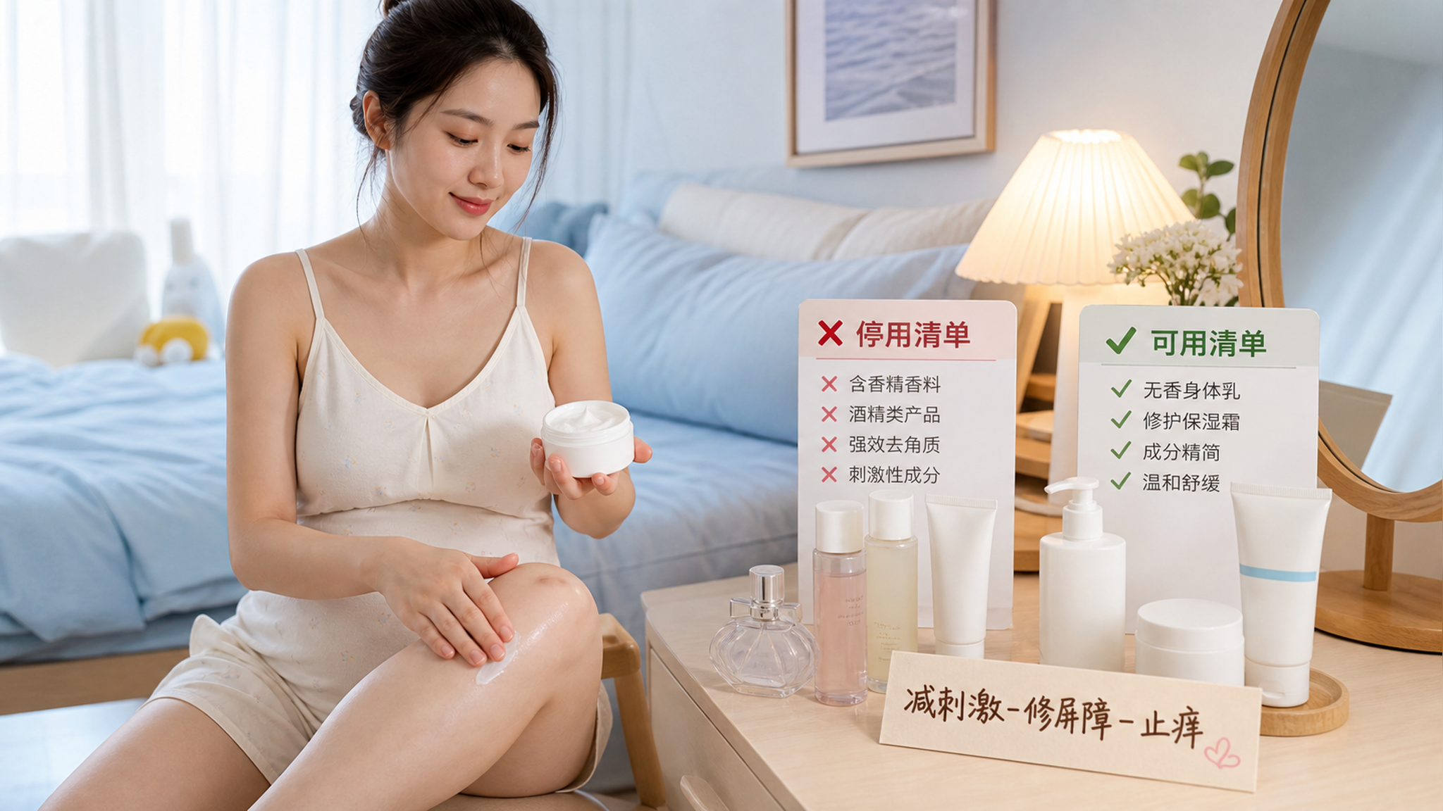 孕期一碰就红还发痒？先做这3步屏障修护
