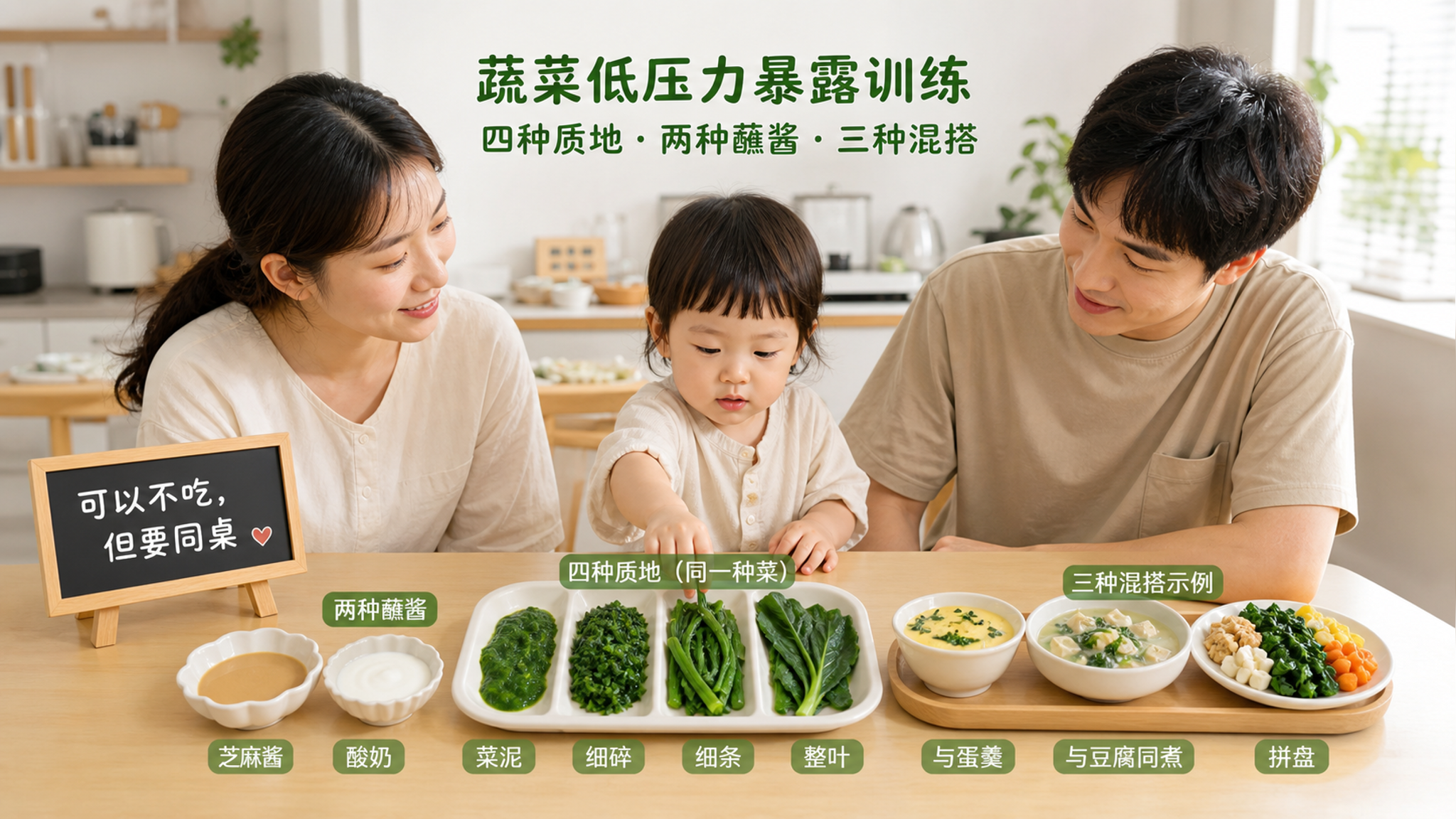 娃一口菜都不碰？用这套21天低压力暴露法