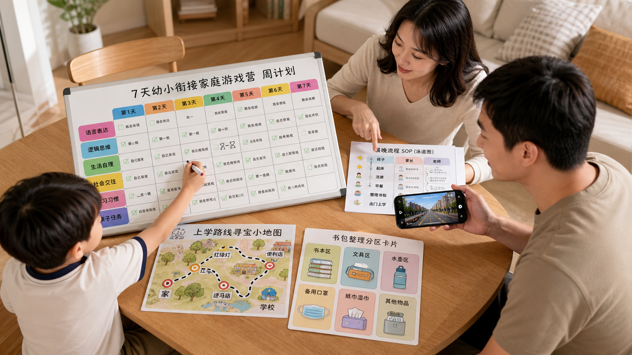 6月别再硬补课：7天游戏化幼小衔接更好用