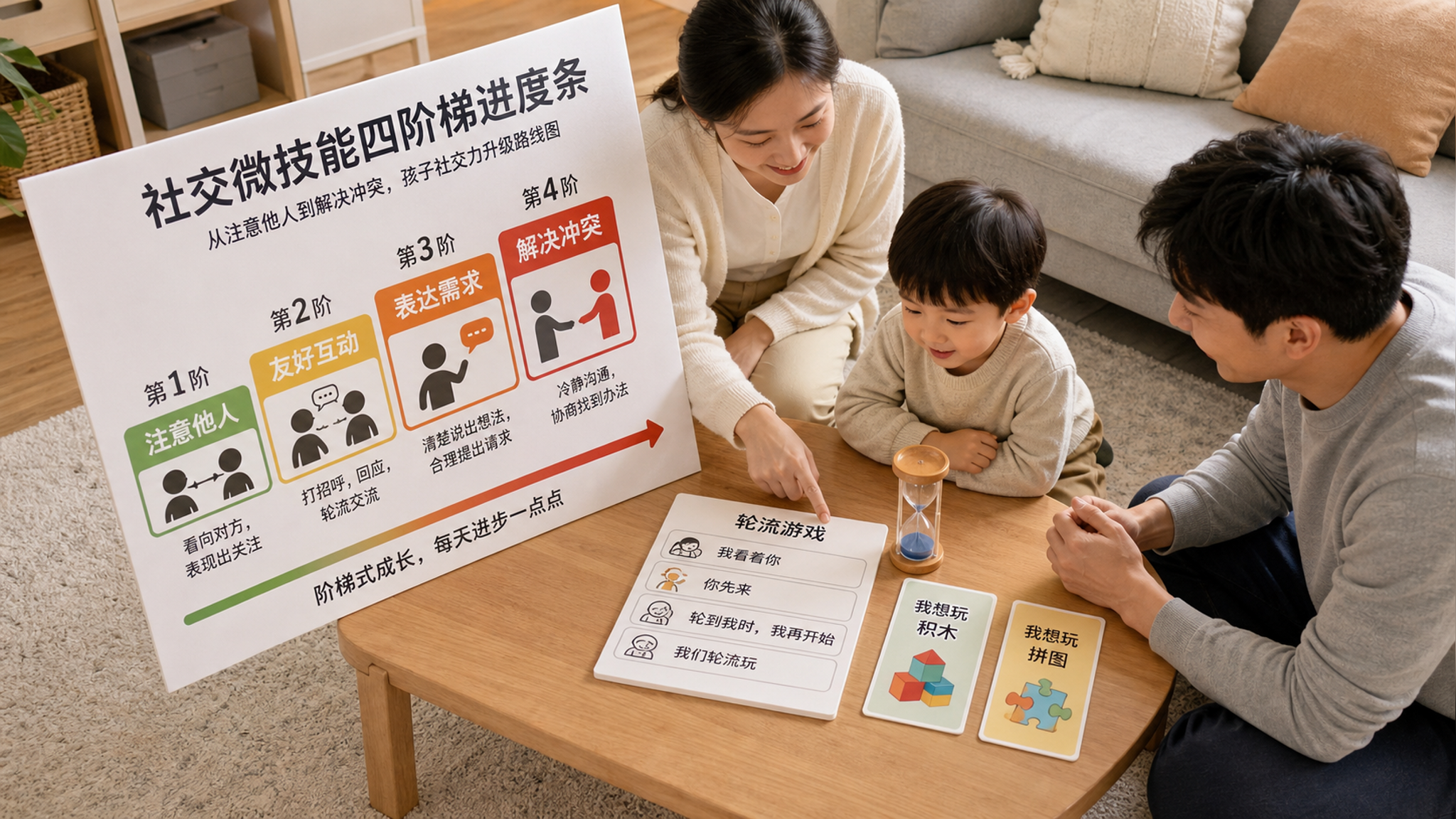 3-6岁社交卡关？用4个微技能让孩子不再被忽略也不再动手