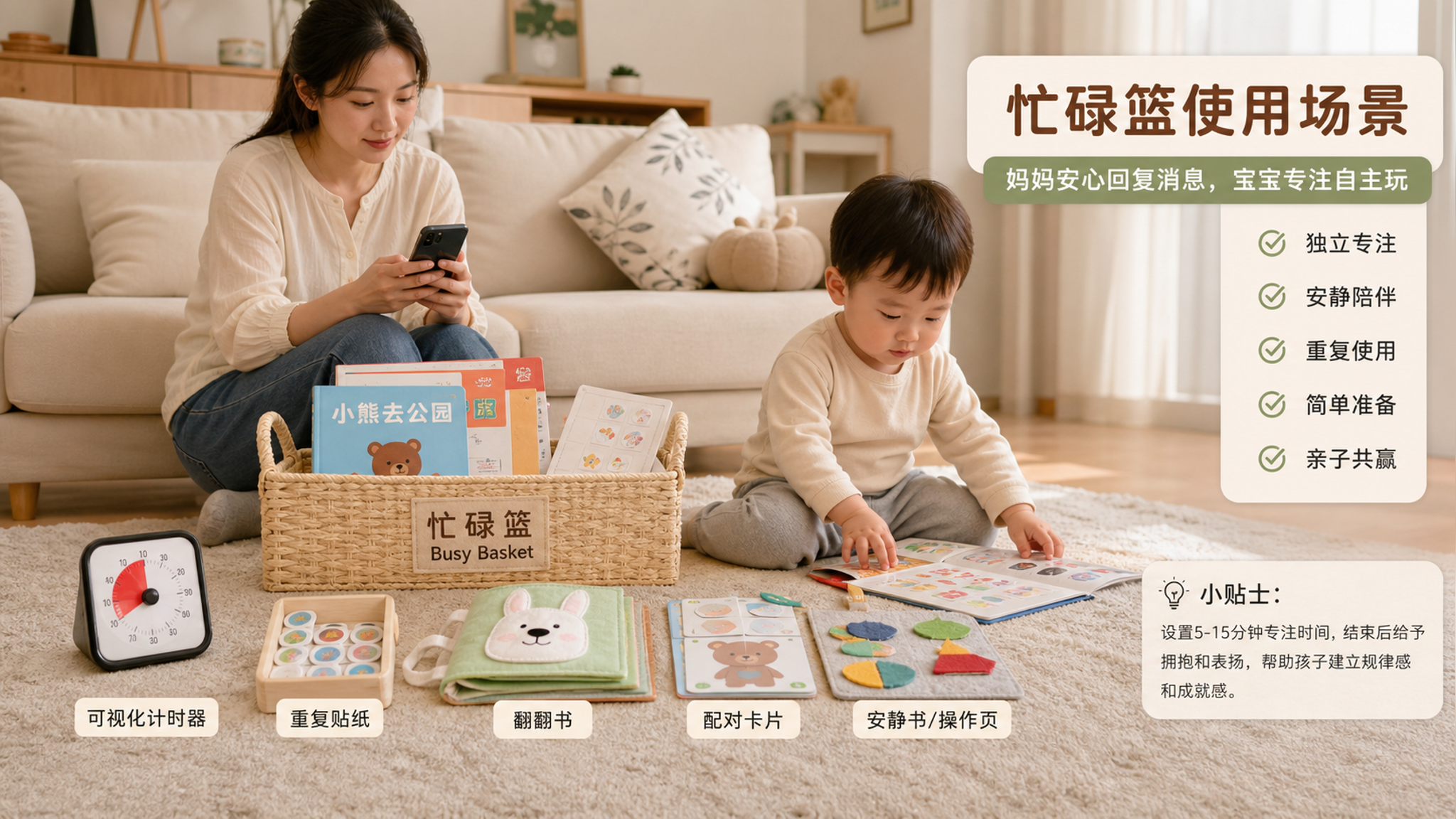 1-2岁抢手机就尖叫？用“过渡物+结束信号”收屏