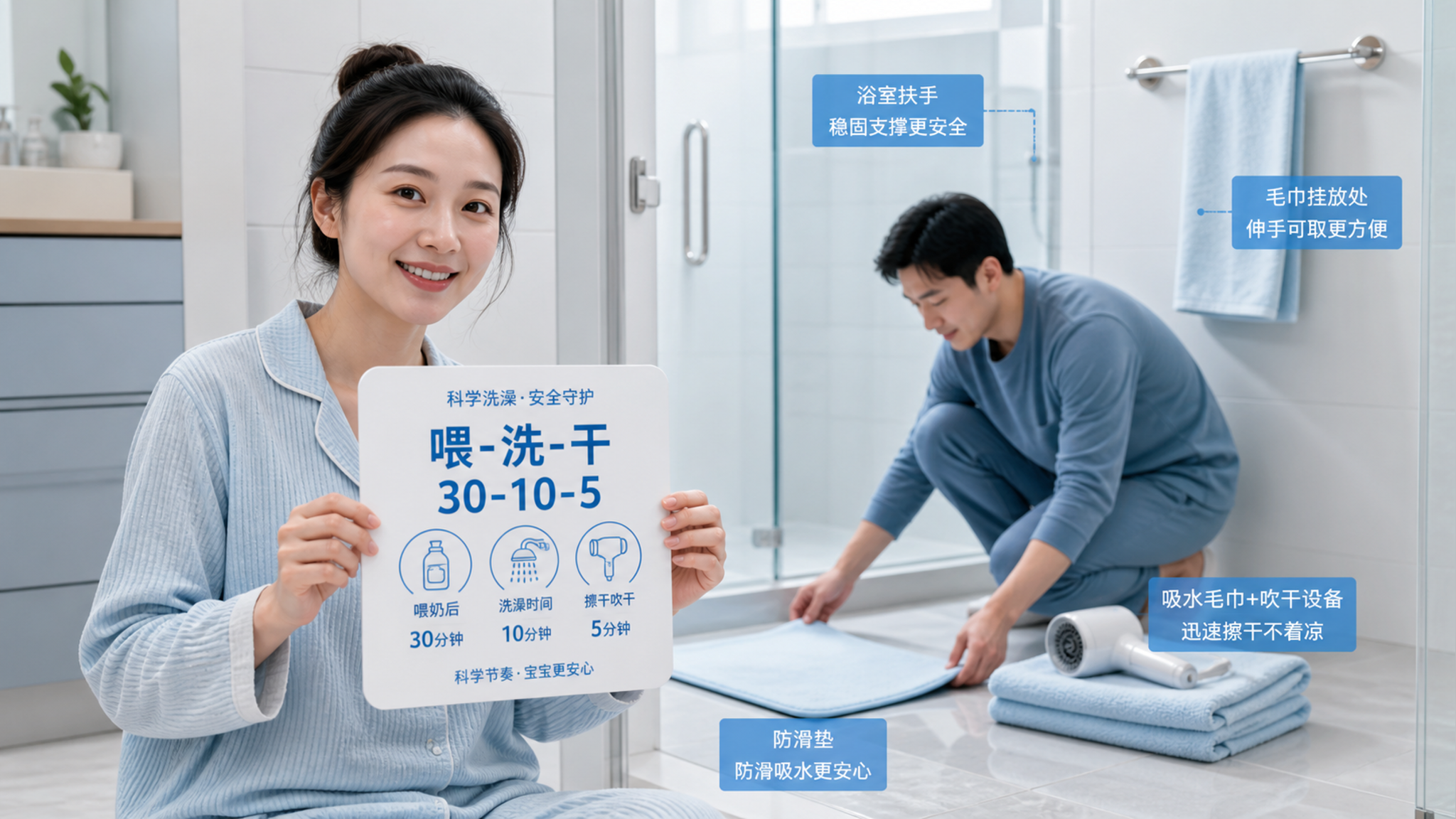 盛夏坐月子别硬扛：喂-洗-干30-10-5更舒服更安全