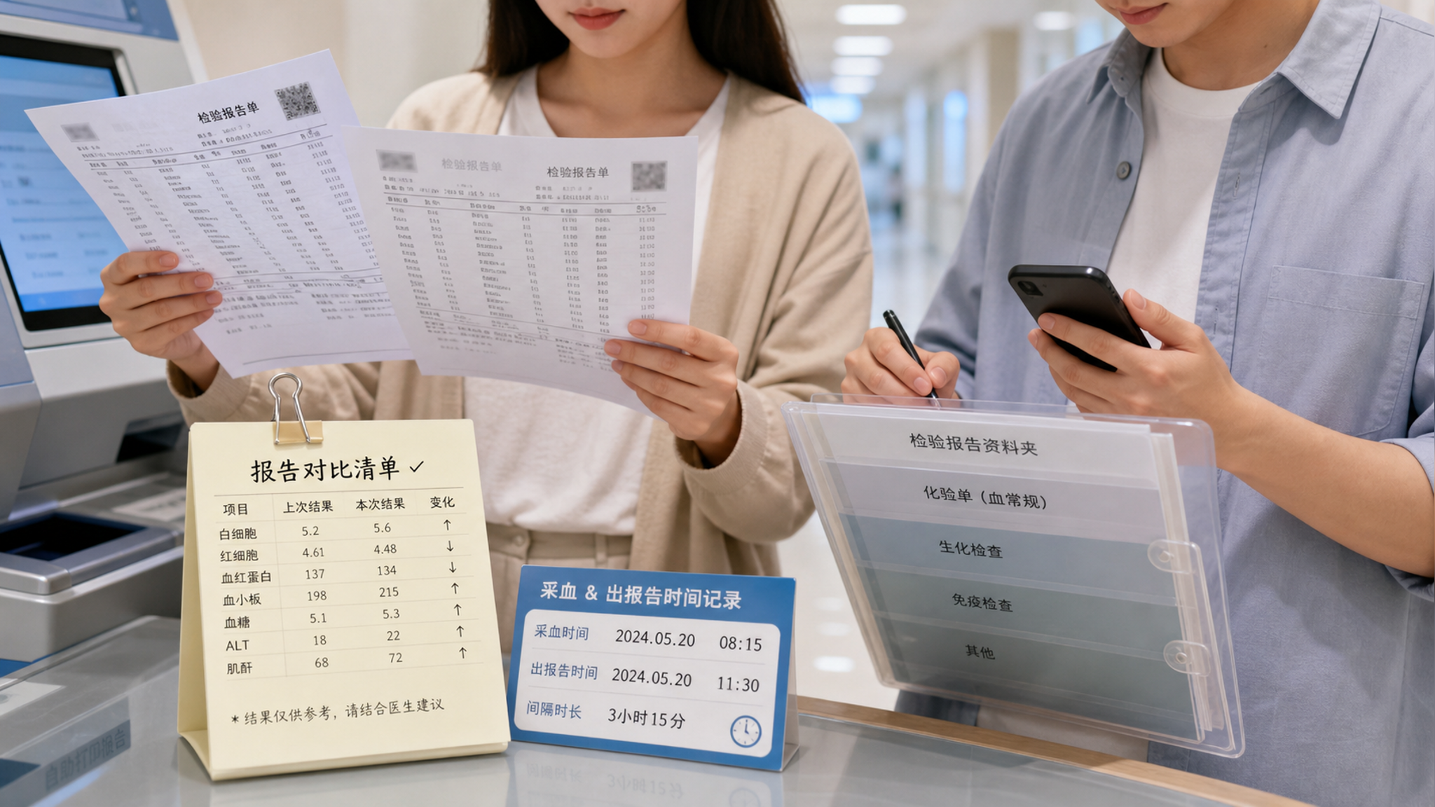 同一天两家医院血检差很多？先确认能不能比