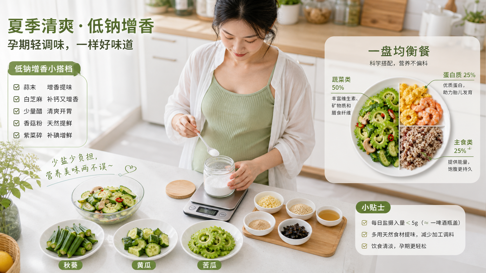 伏天水肿别急着怪体重：秋葵黄瓜苦瓜这样吃更稳