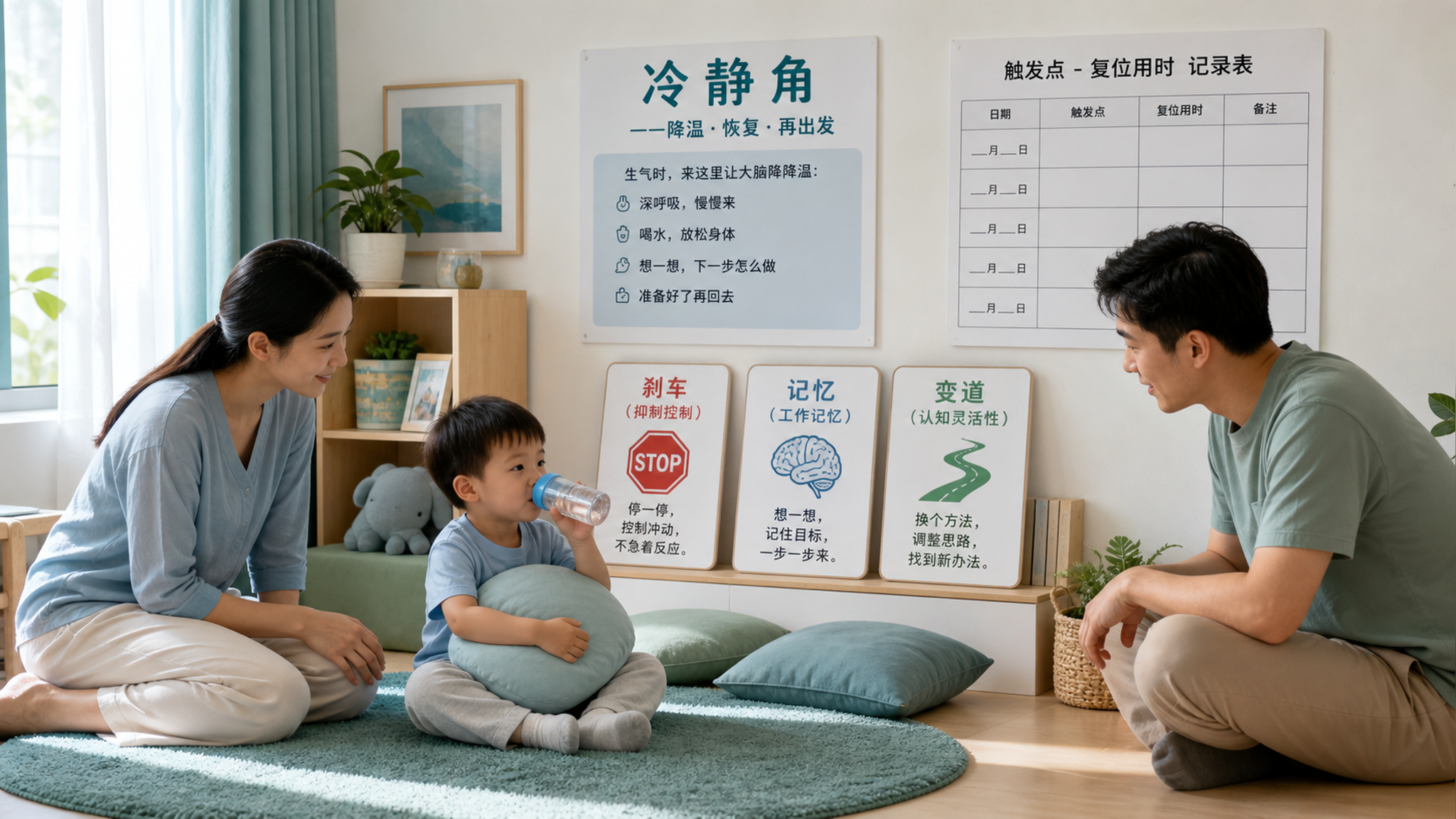 孩子天热就失控？先修“执行功能刹车”再讲规矩