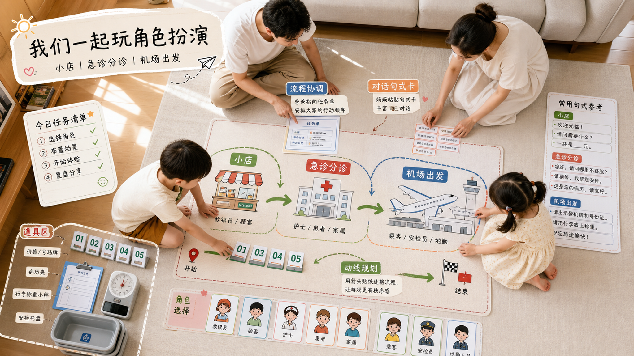 过家家总吵架？用3个真实场景把社交规则玩出来