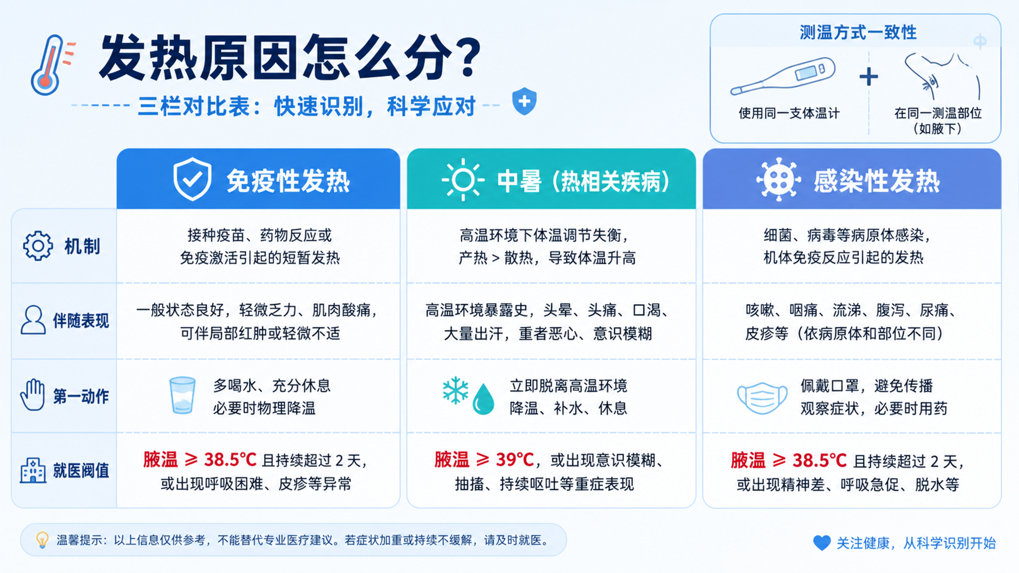 接种后发热别先怪疫苗：3步分清免疫反应、中暑、感染