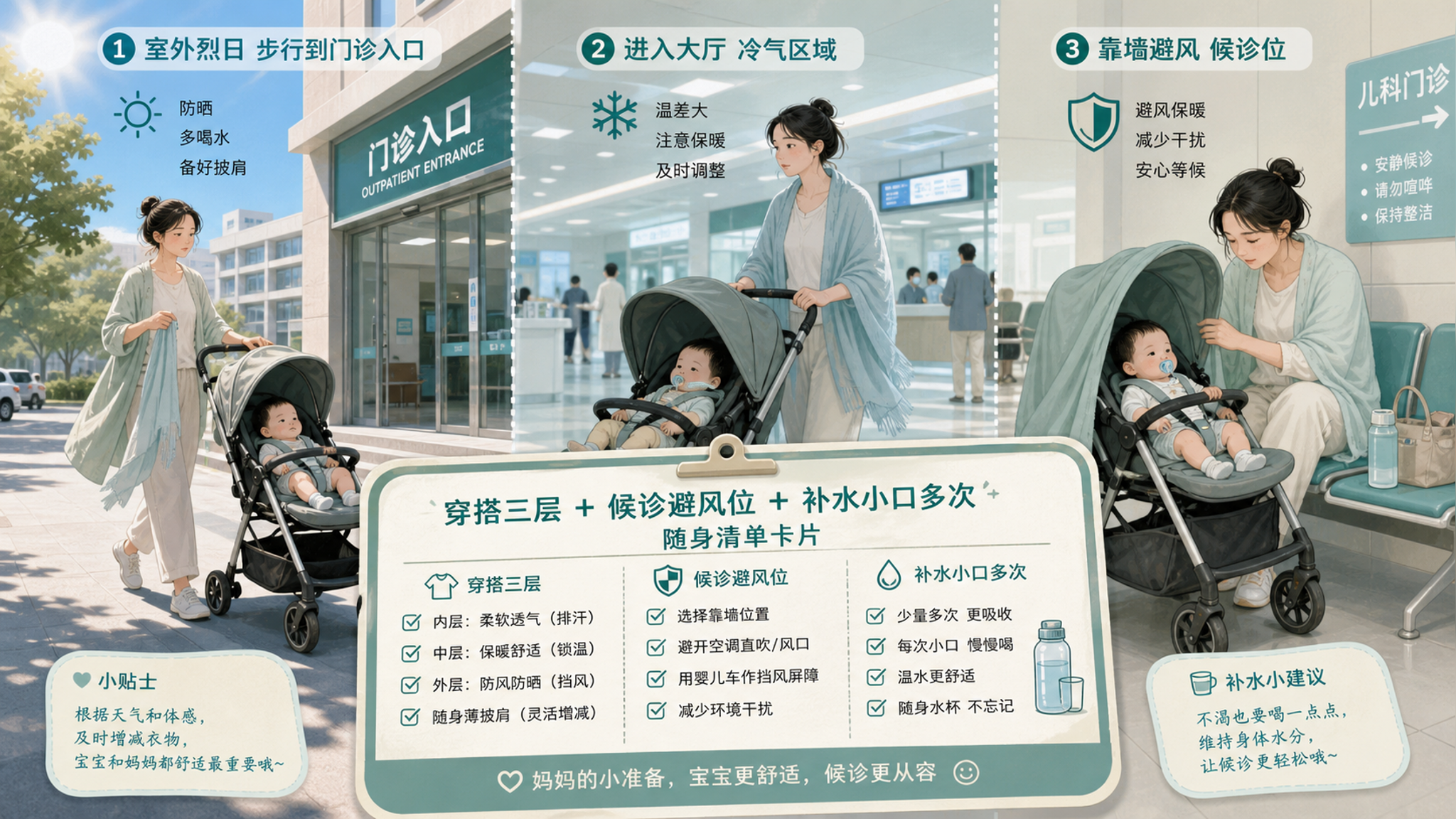 产后42天复查怕冷热夹击？照这张清单走