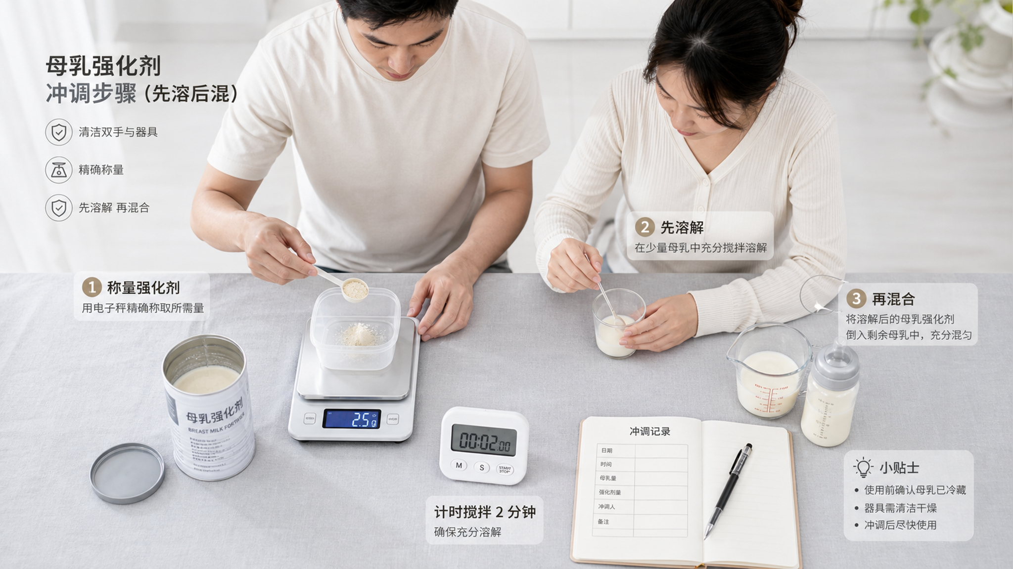 夏天冲HMF别凭手感：0.1克称重+先溶后混SOP