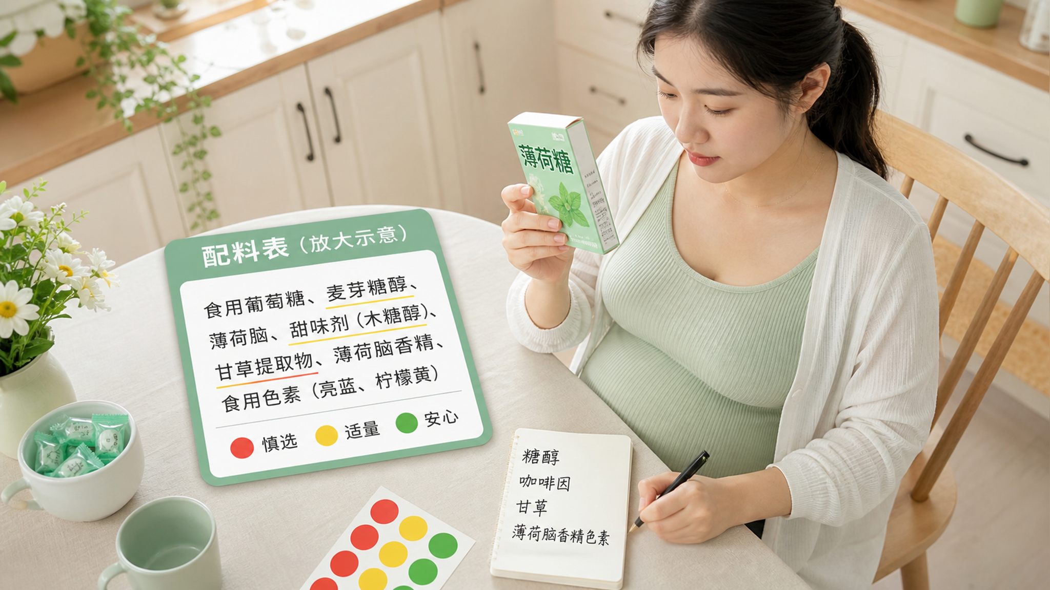 孕期含薄荷糖反而更反胃？配料表4行筛掉雷