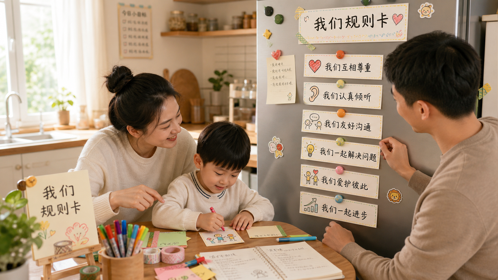 孩子越命令越顶嘴？试试“规则参与法”