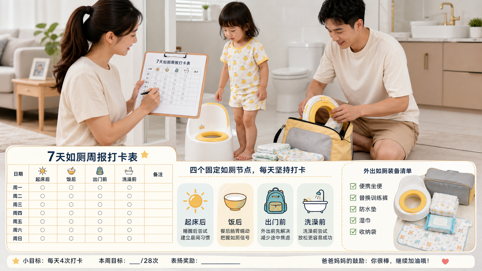 夏天戒尿不湿别逼憋尿：7天练会“尿意感知”与自主如厕