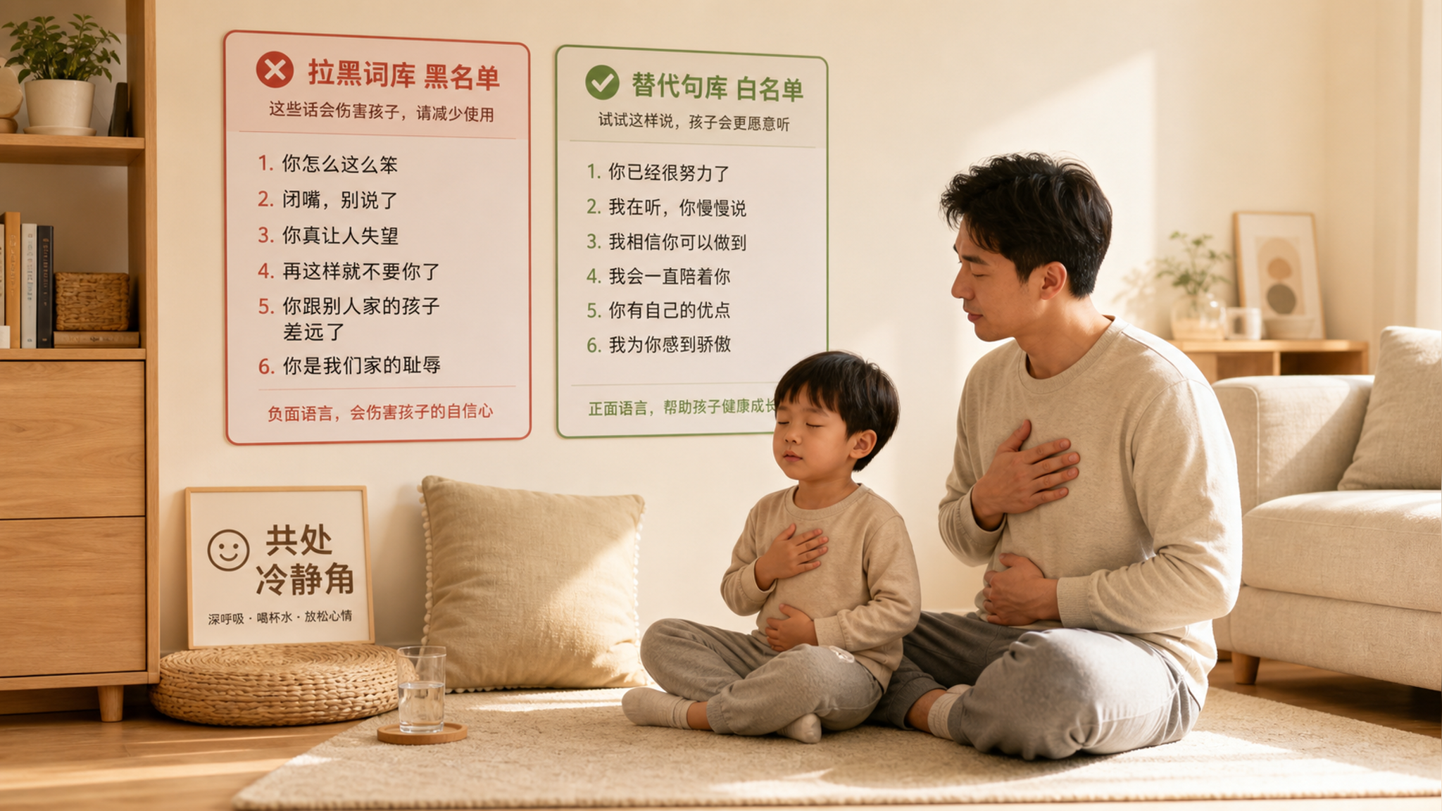 孩子越不听话，越别用“不理你”管教：一套替代SOP