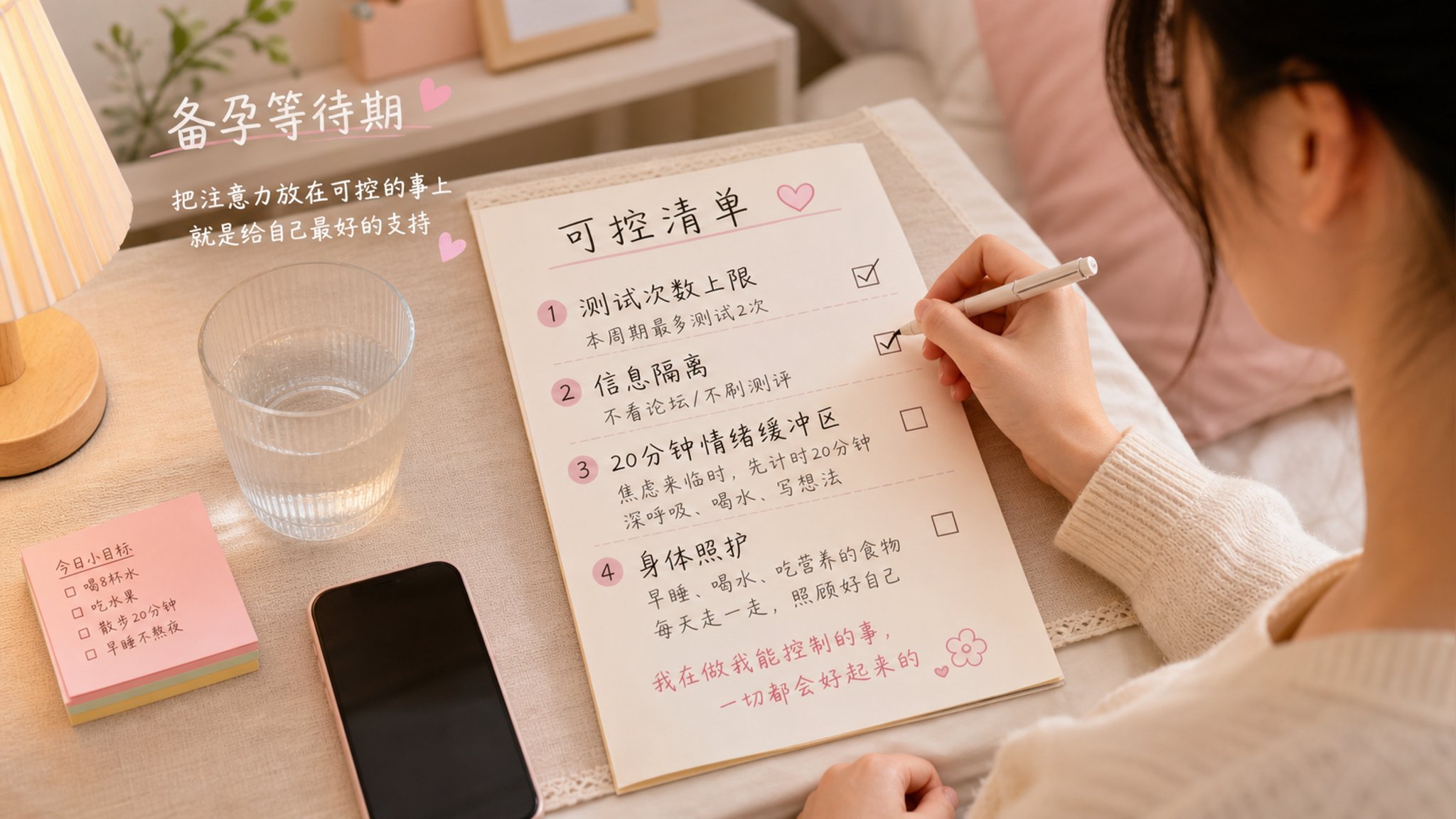 排卵后等待期别硬扛：四道护栏把焦虑关在外面
