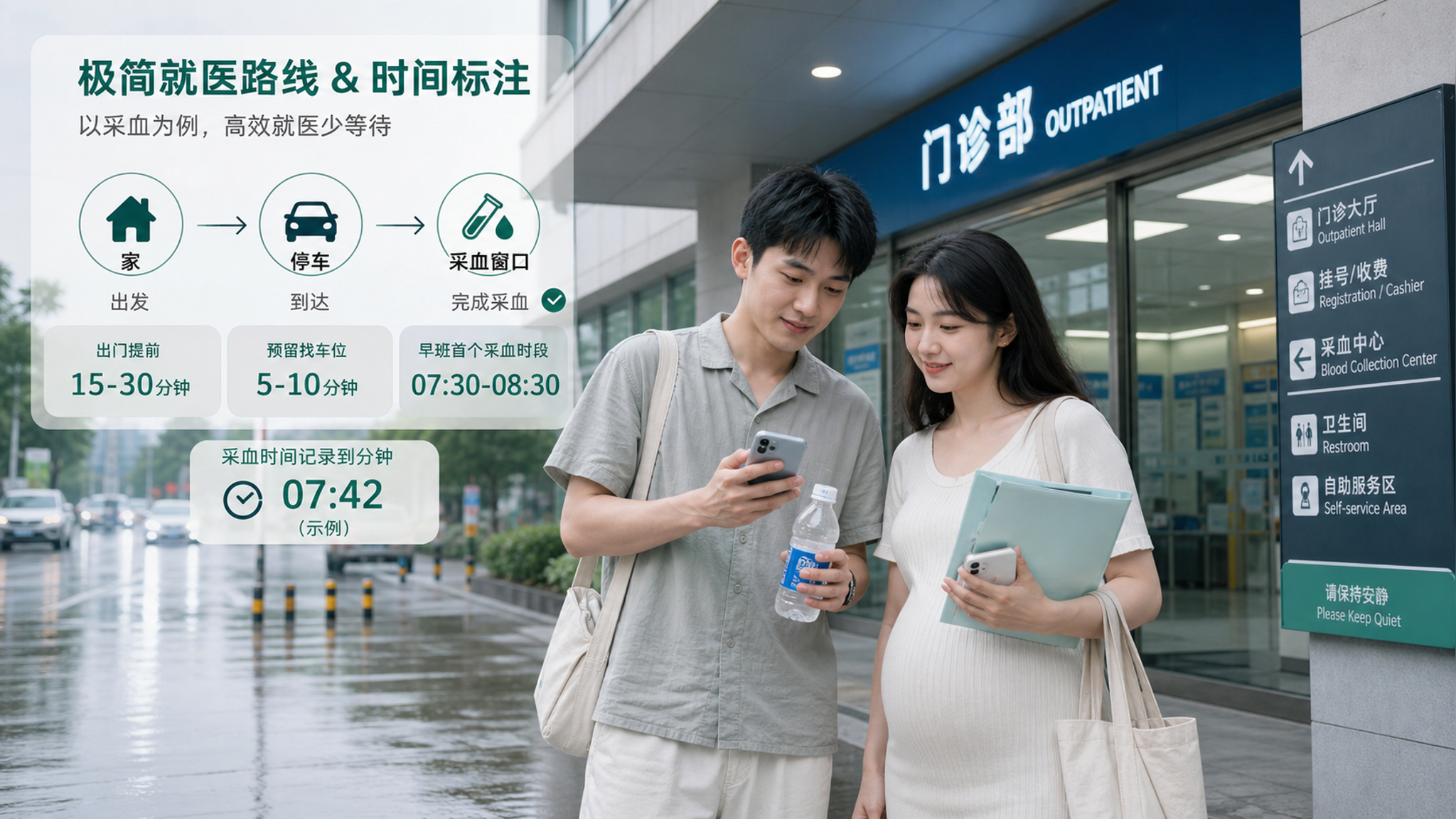 暴雨高温去抽血：5步把时间对齐不白跑