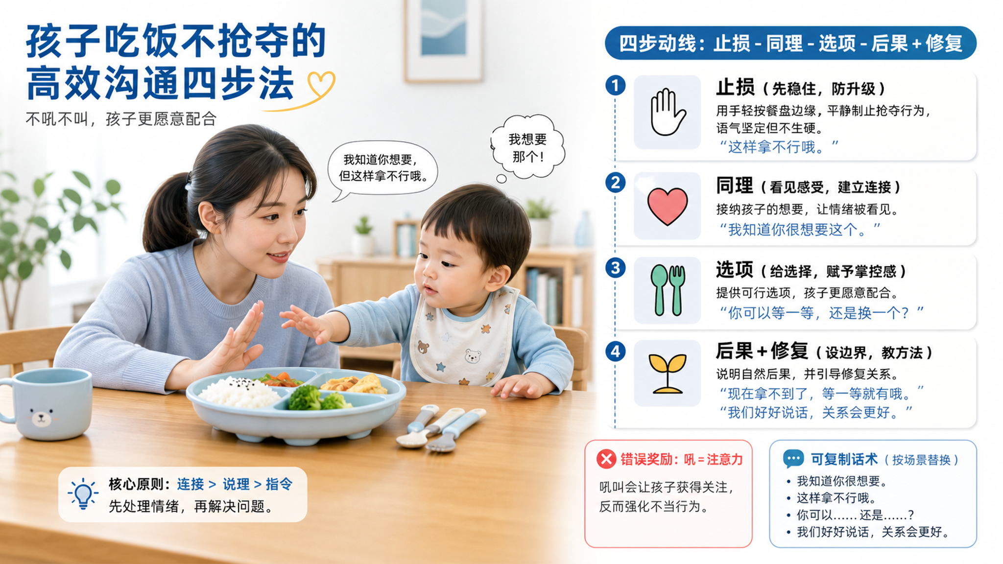 餐盘一落地就开骂？1-3岁其实在测你边界是否稳定