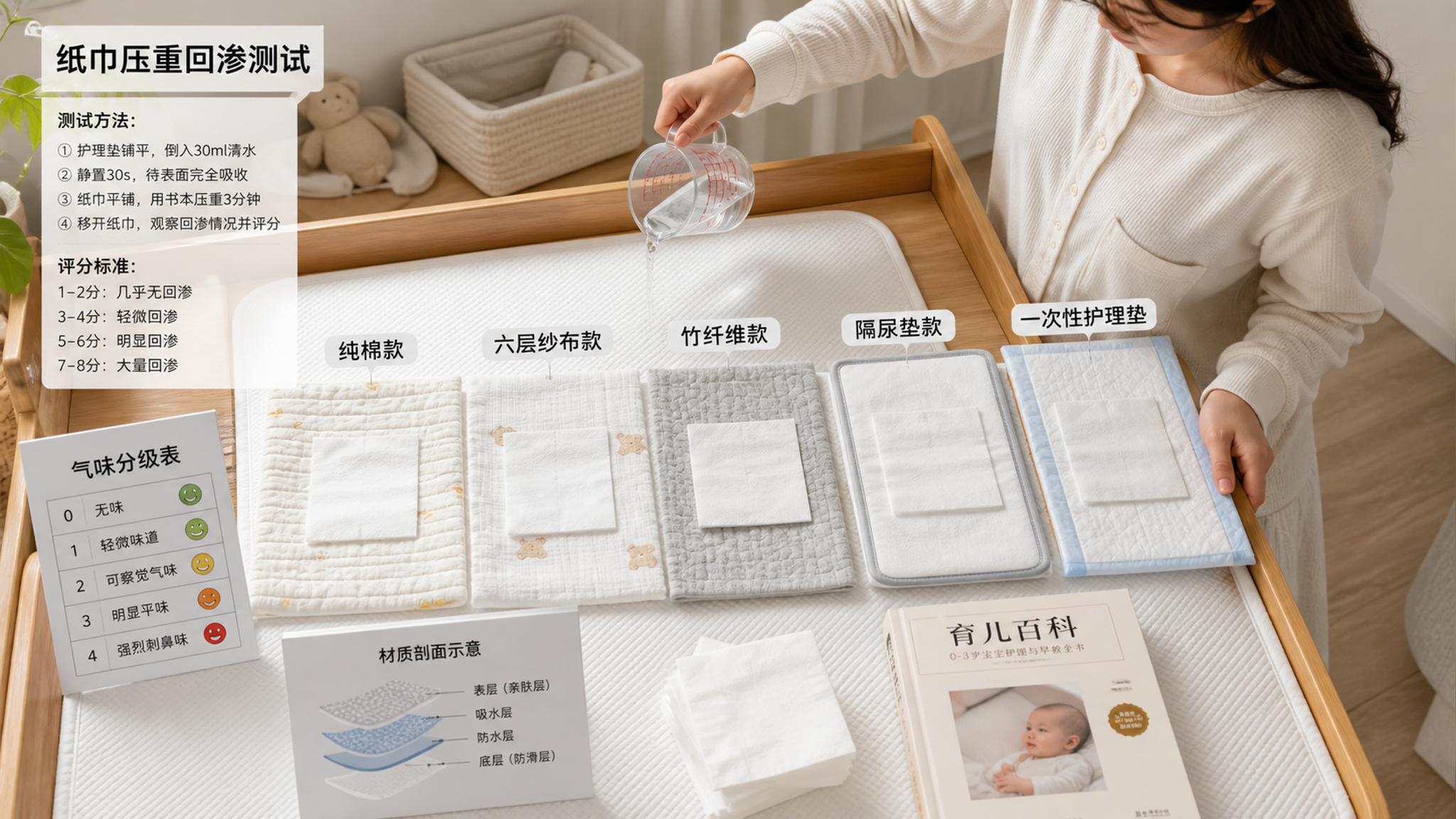 三伏天护理垫怎么选？4个测试避开闷汗回渗和越洗越臭