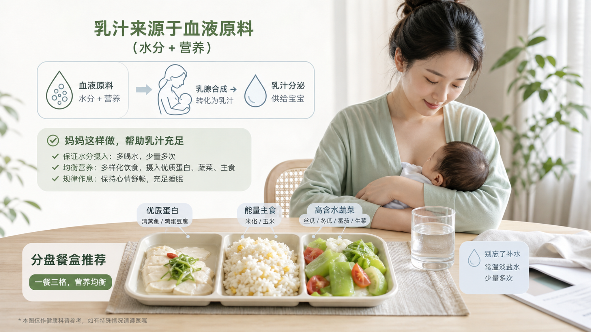 夏天追奶别灌浓汤：清爽补水+高蛋白更稳