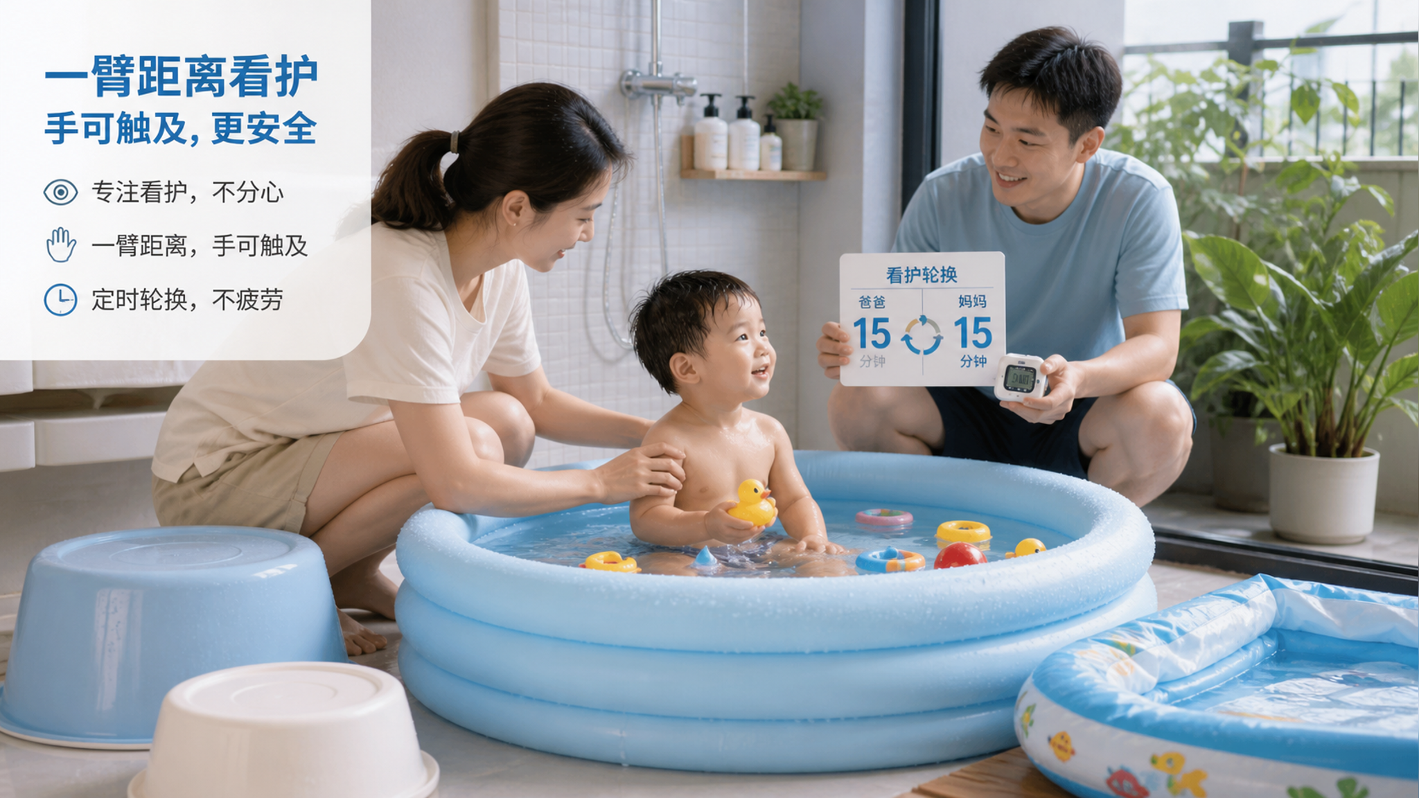 幼儿溺水多半没声音：一臂距离+急救SOP