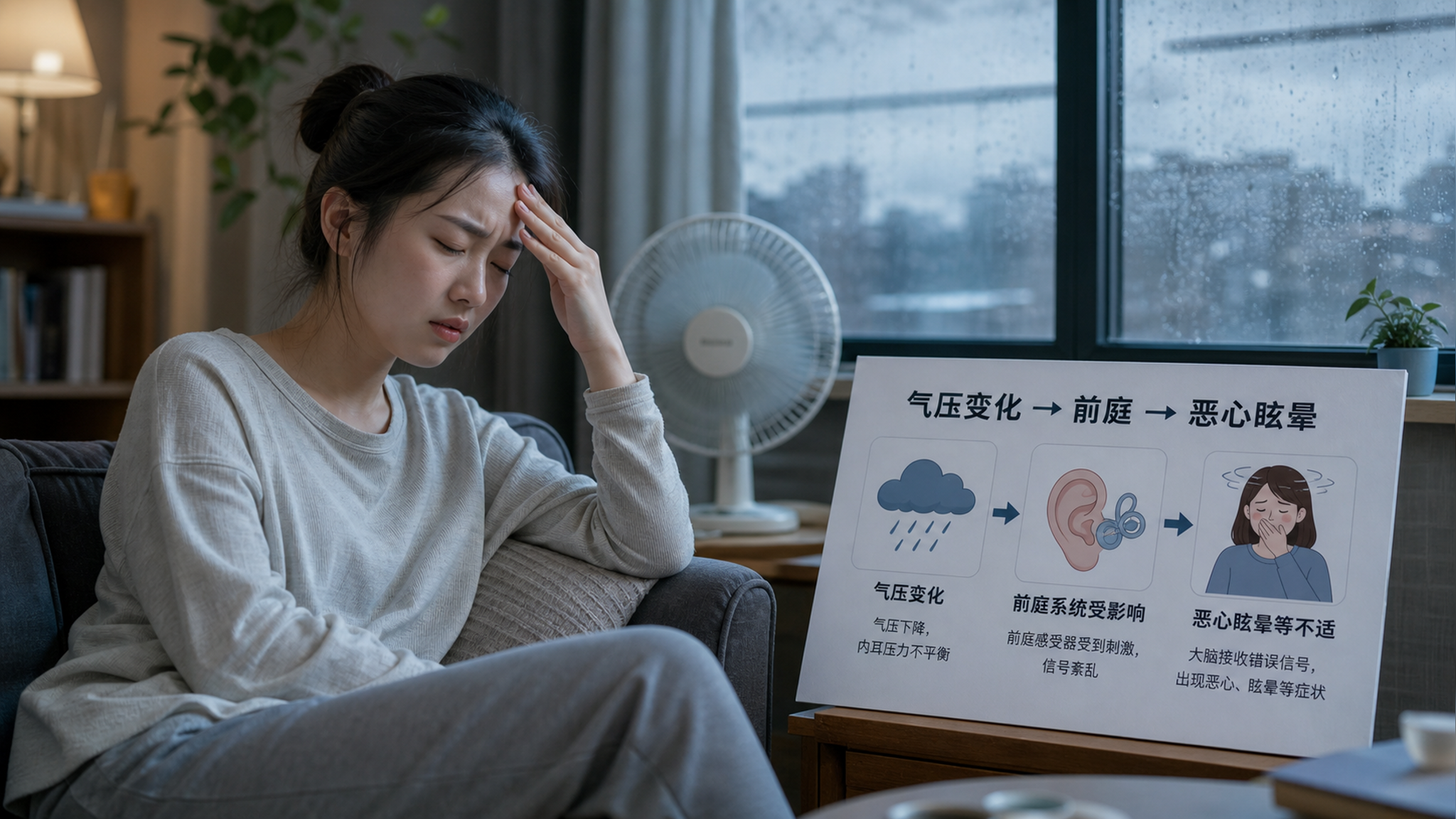 台风天更恶心更晕？学会室内稳态三步就够了
