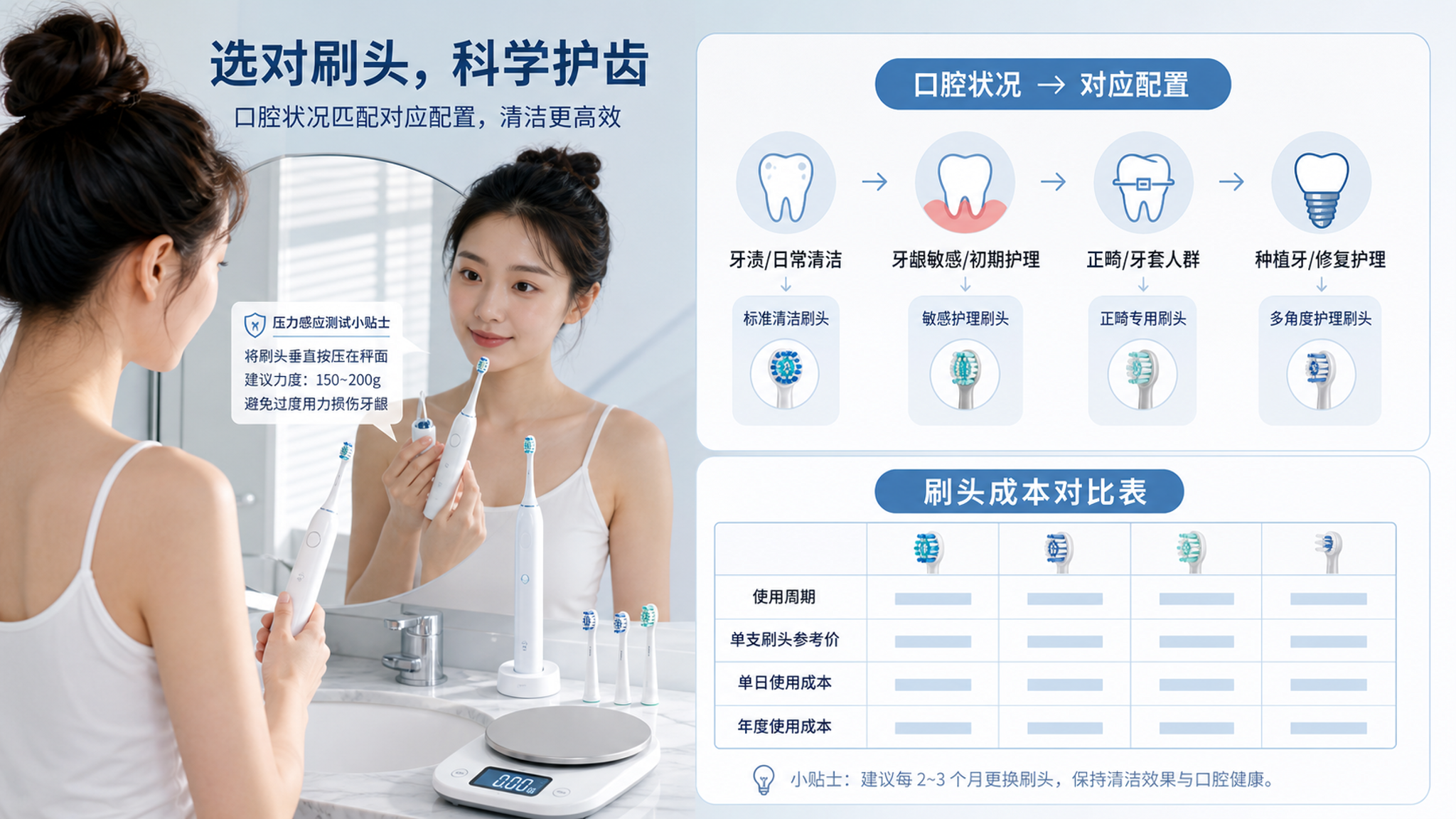 电动牙刷怎么选才不伤牙龈：别盯震动次数，先看这4项