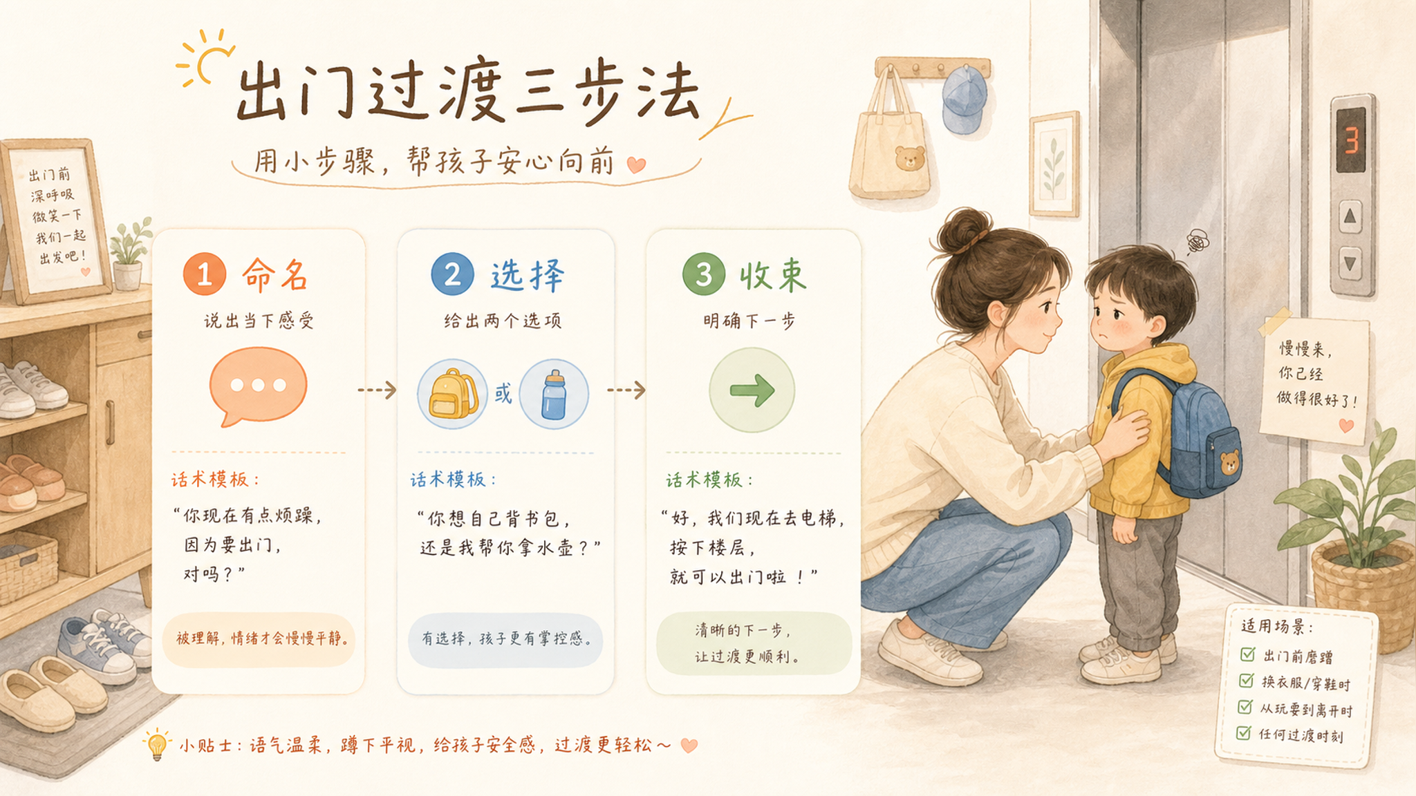 三伏天孩子一秒爆炸？20秒情绪过渡三步话术