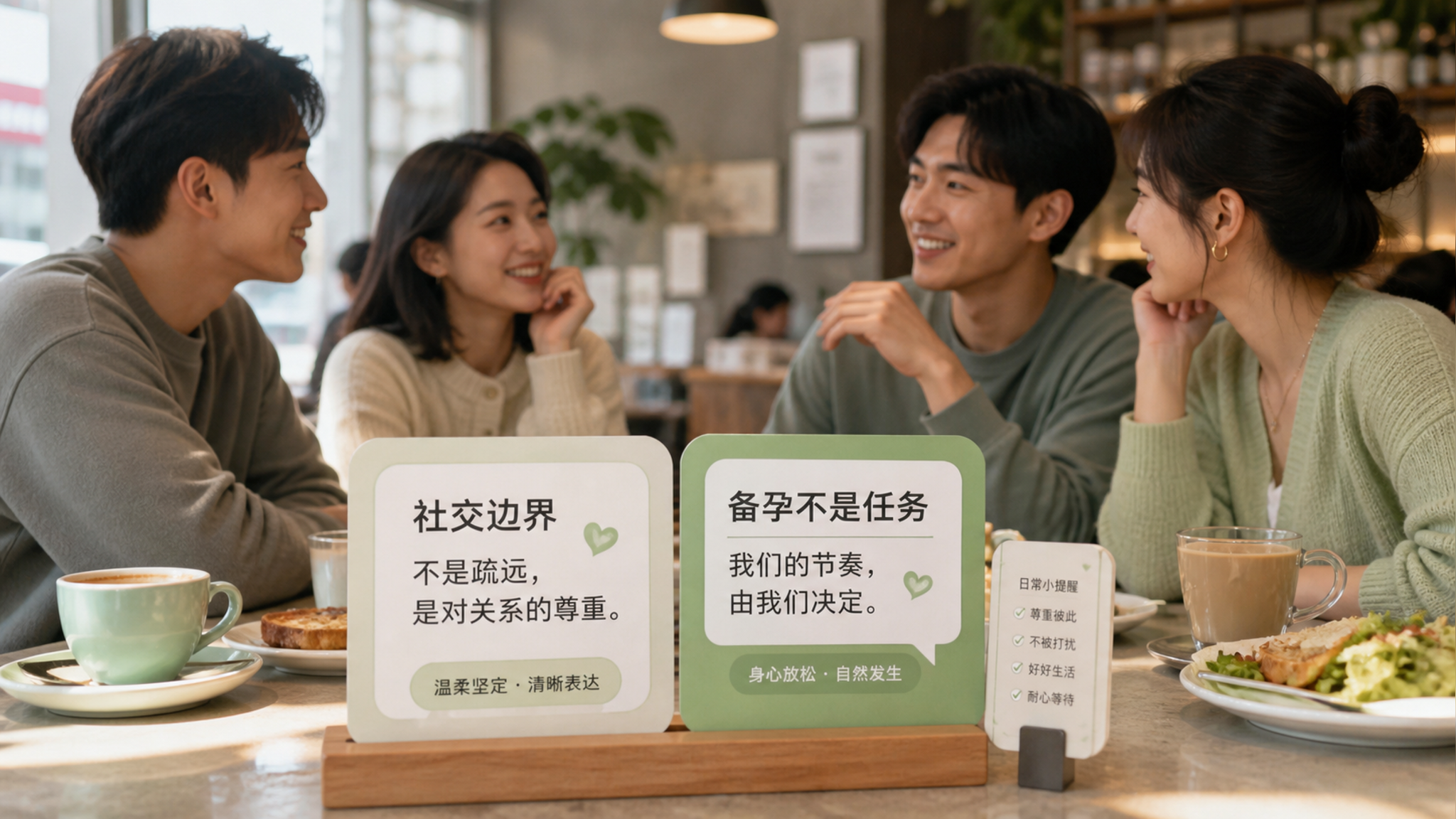 备孕也能好好社交：10句不尴尬拒绝与替代玩法