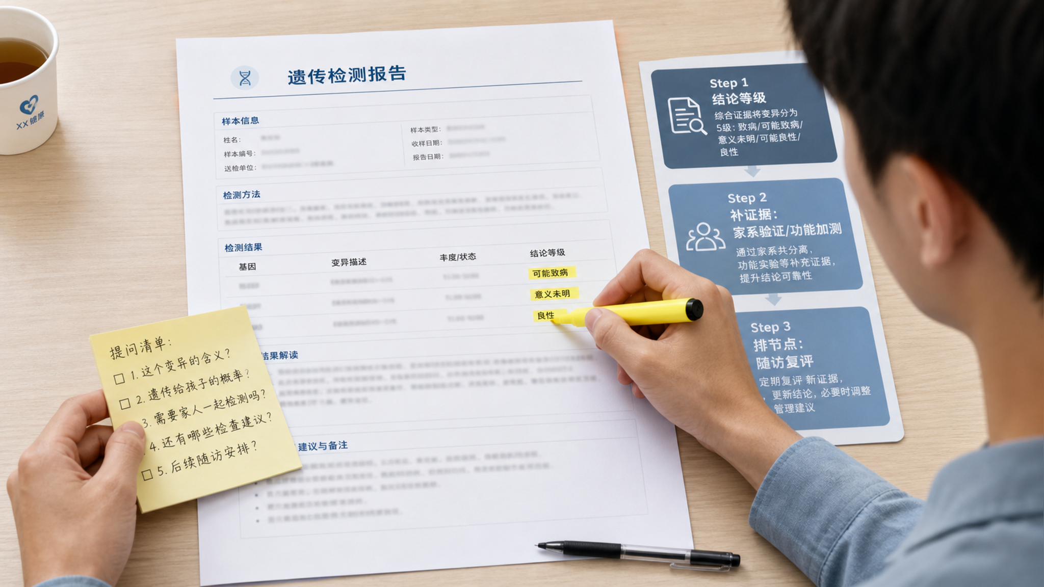 备孕遗传报告看不懂？3步把术语翻成下一步