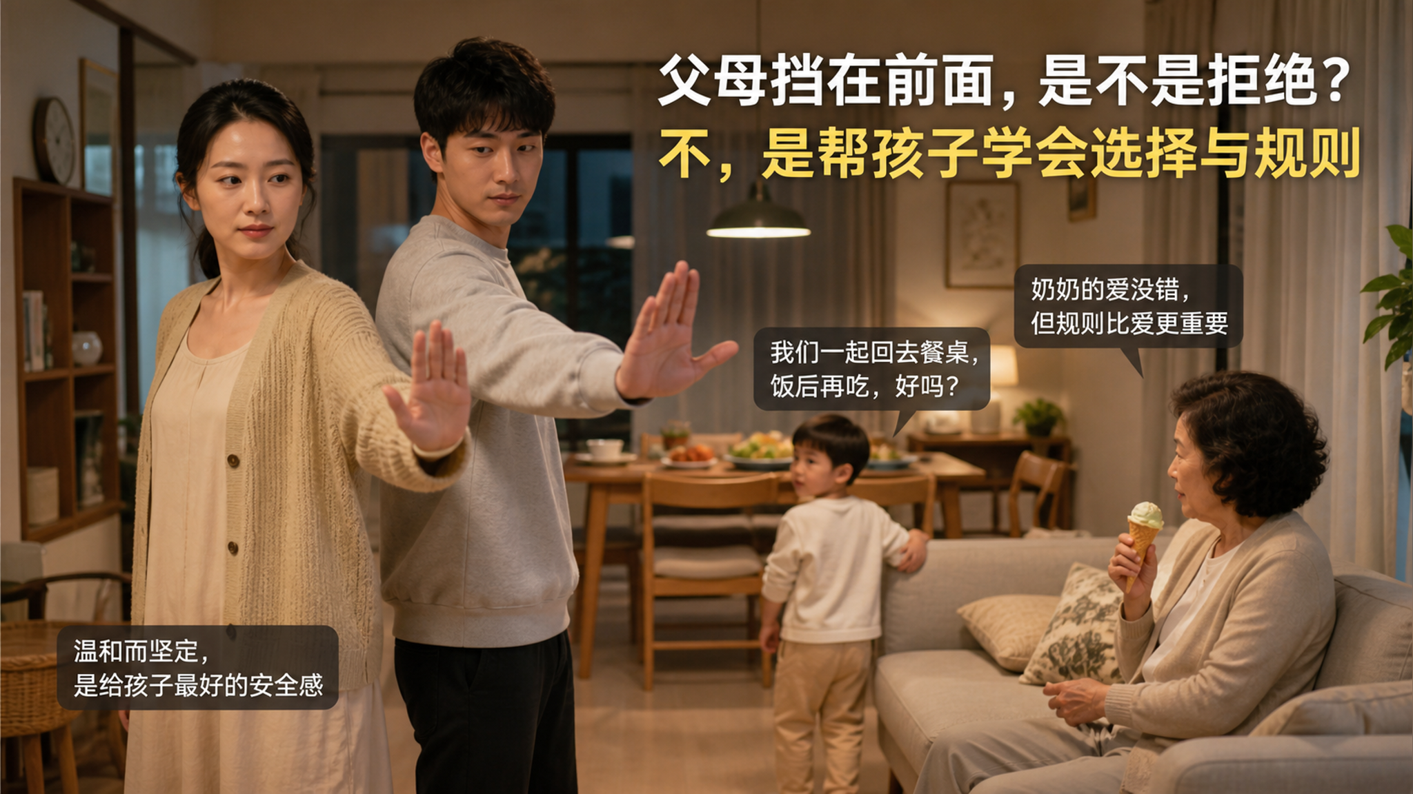 长辈当众拆台别硬刚：3步止损＋隔离谈判话术