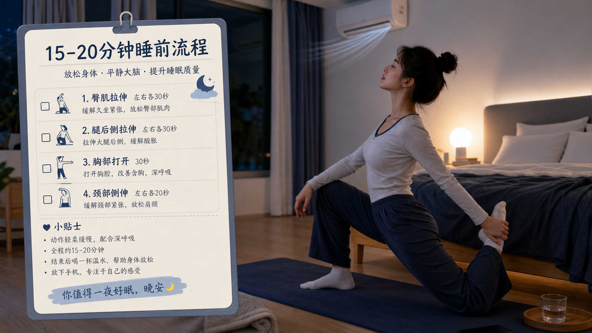 晚睡真的更难瘦吗？15分钟把皮质醇哄下去的睡前流程