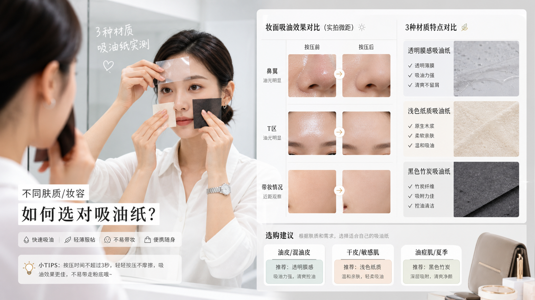 吸油纸越能吸越容易花？看材质就懂了