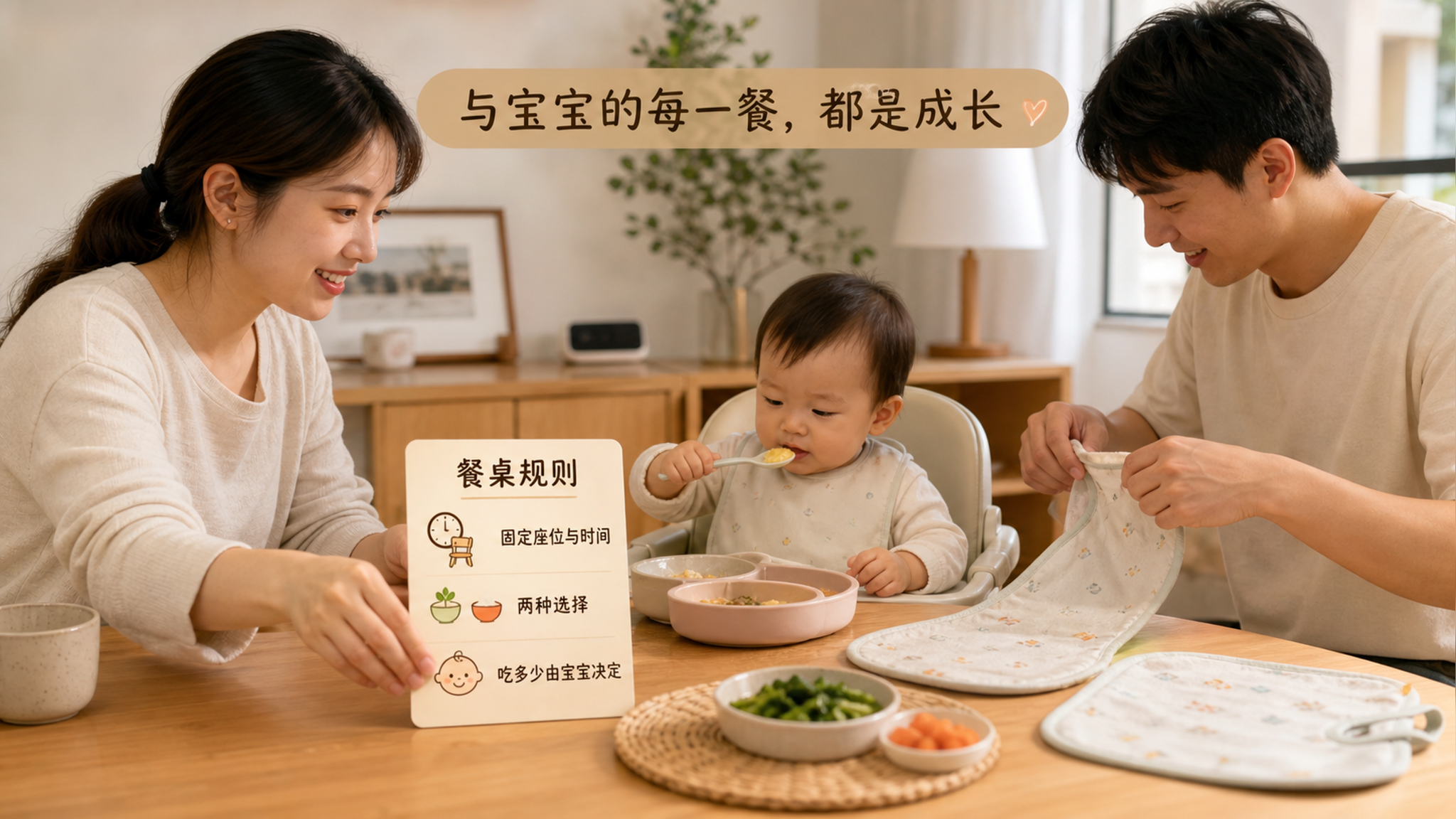 10-12月龄喂饭拉扯不停？把这3个权力还给孩子