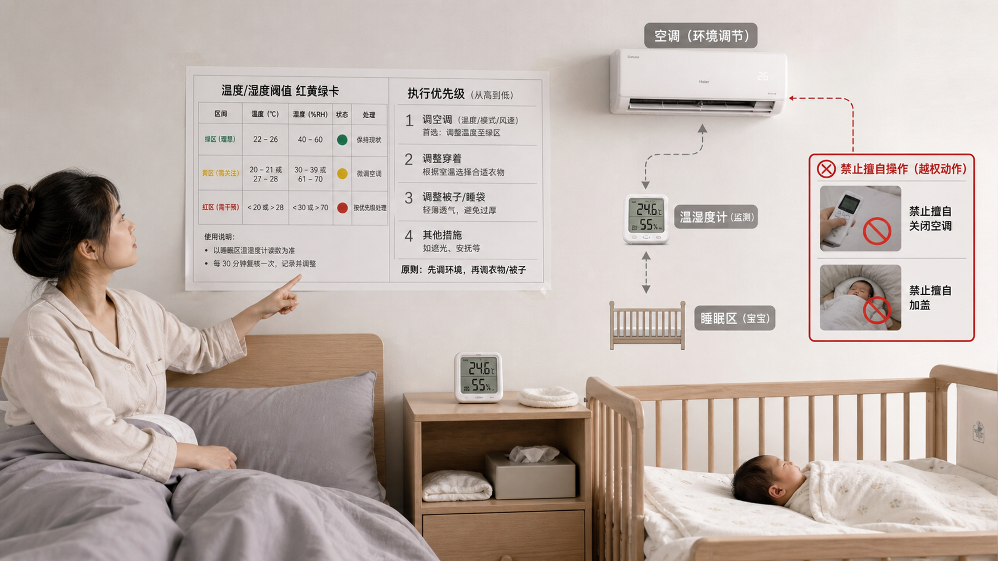 盛夏月子空调之争：用医嘱+温湿度定规矩