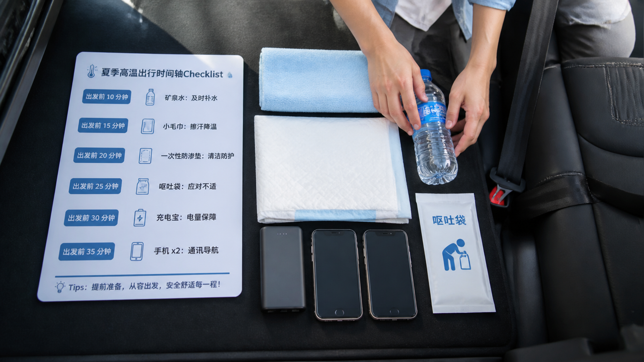 高温开车去医院别硬扛：4段Checklist稳稳到院