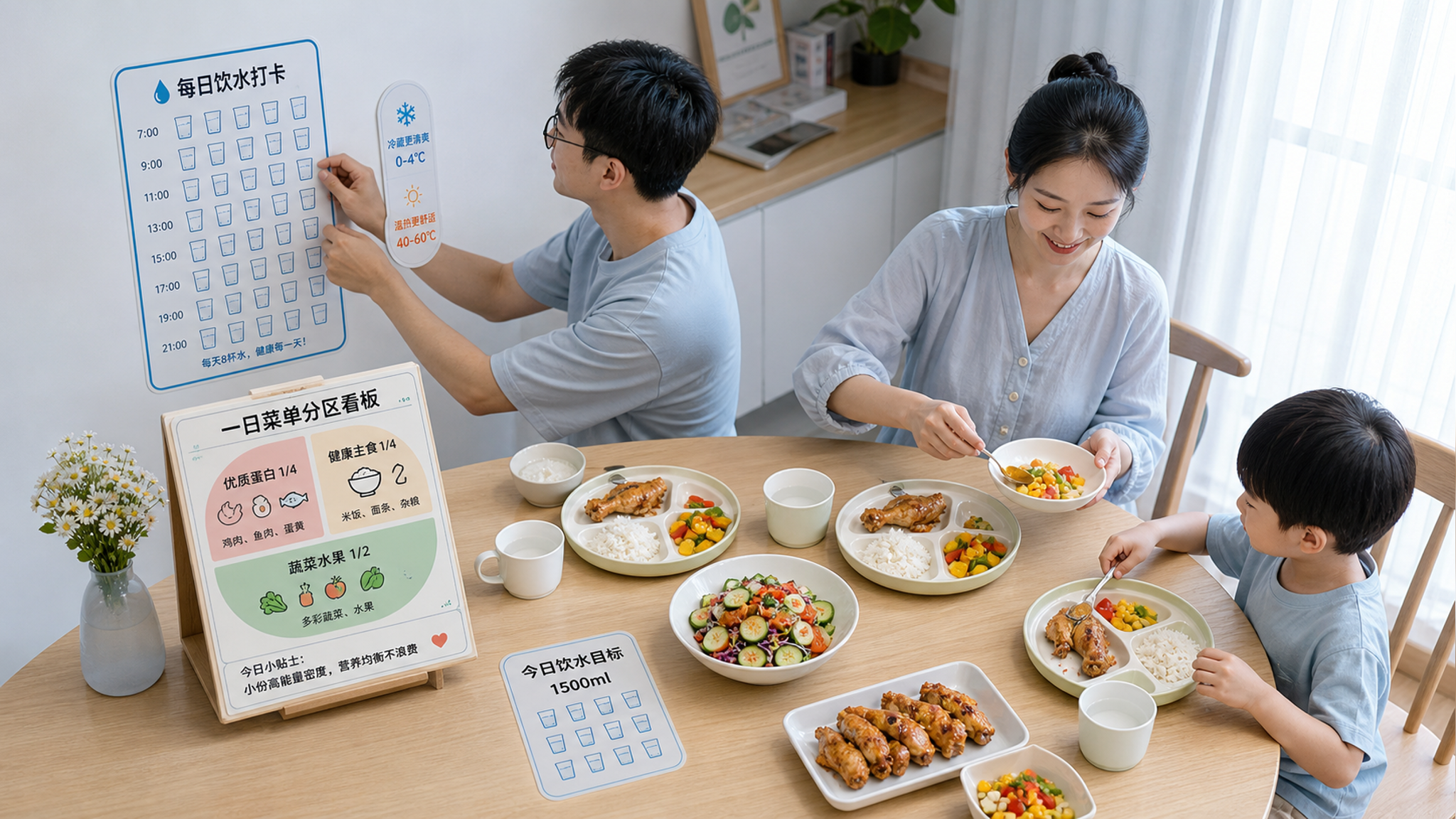 夏天孩子吃两口就跑？三步把饭桌从追喂拉扯变顺