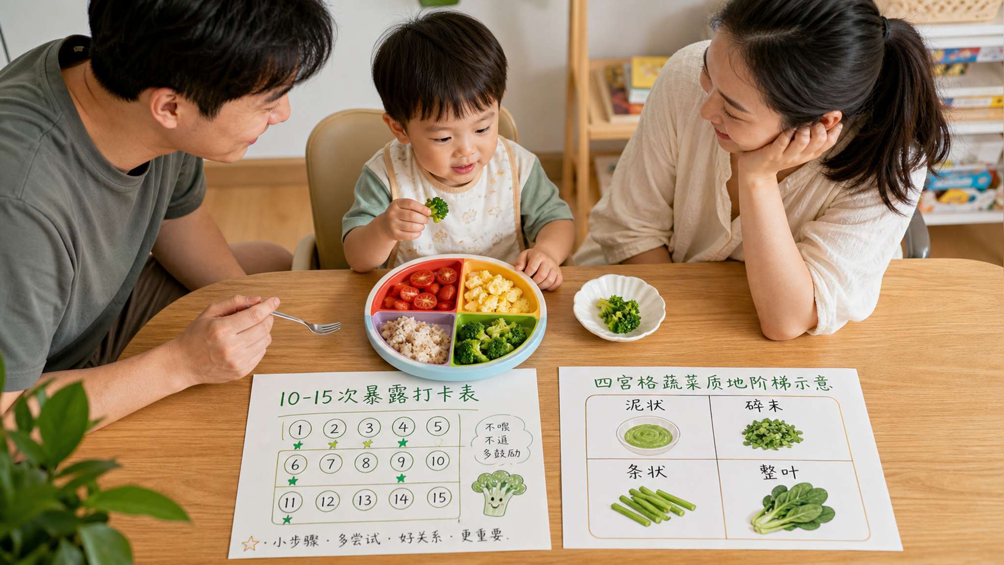 别再用糖换青菜：7天让孩子愿意碰一口