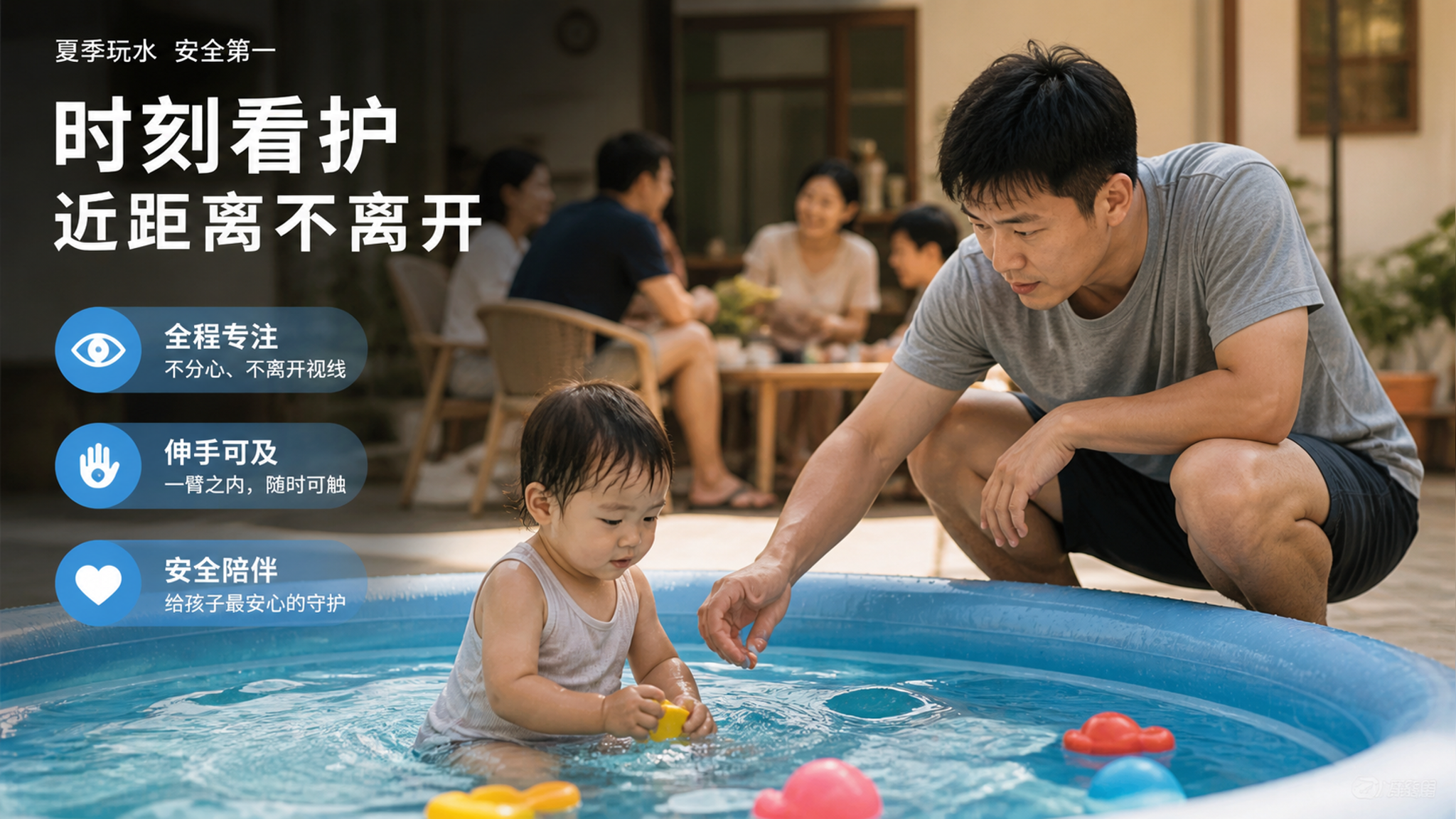 幼儿溺水常常没声音：一米接触+30秒扫描救命