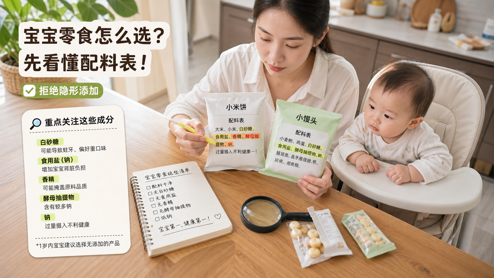 宝宝米饼小馒头怎么选：5眼看穿隐形糖盐