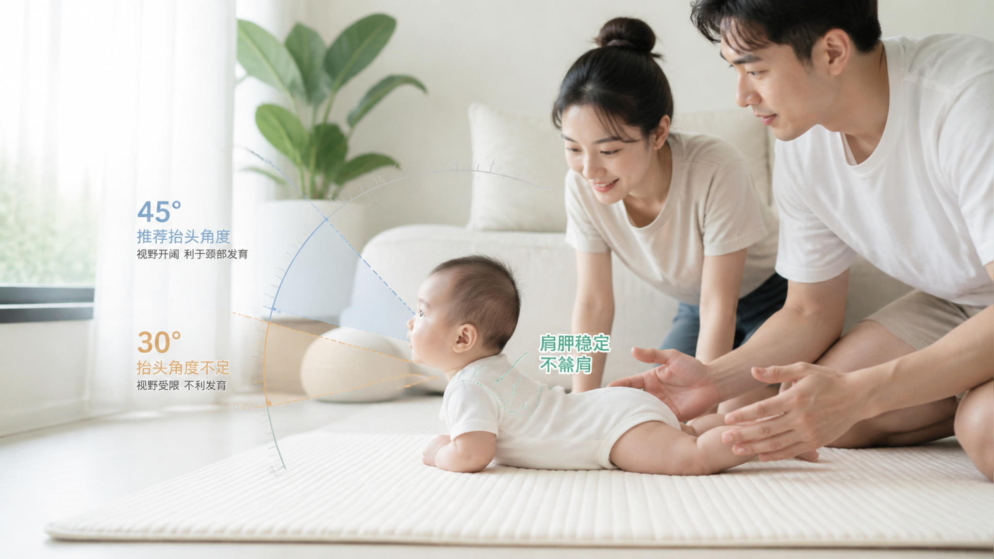 别盯月龄了：趴撑抬头就看这3个指标