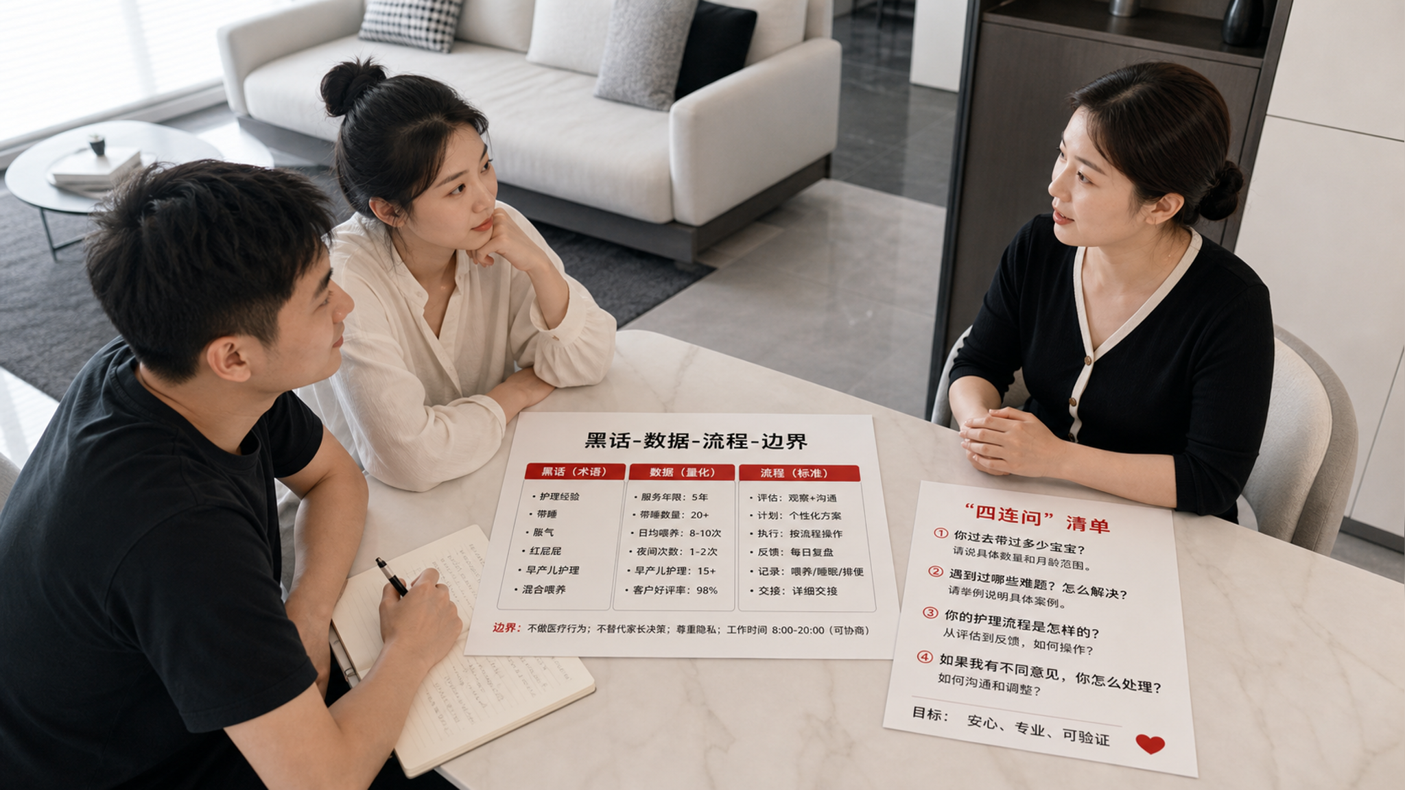 月嫂简历黑话别信大词 4连问当场验真