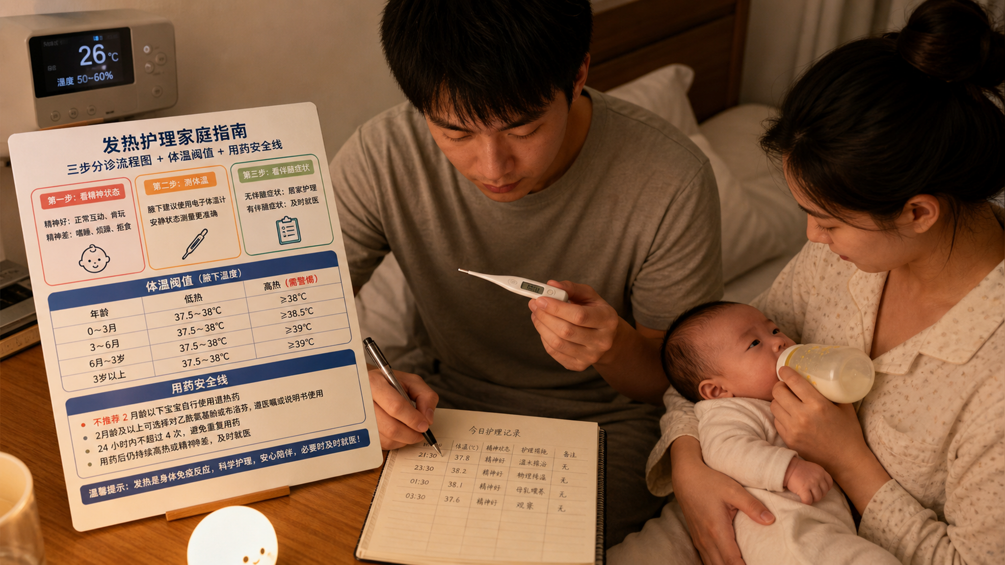 打完疫苗发热别慌：三步判断+退烧药安全线