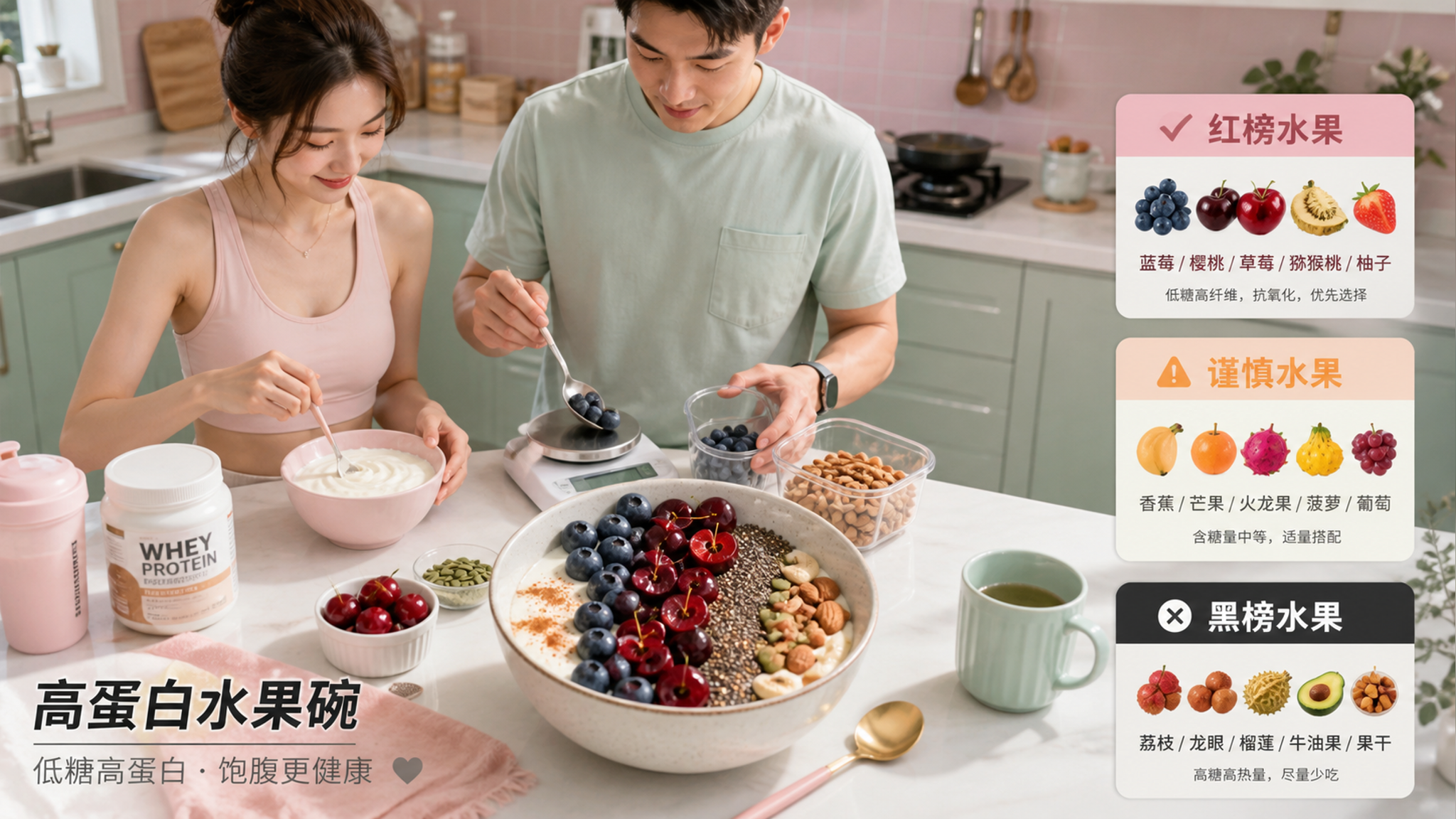 备孕别把水果当零食吃：6月红黑榜+稳糖搭配法